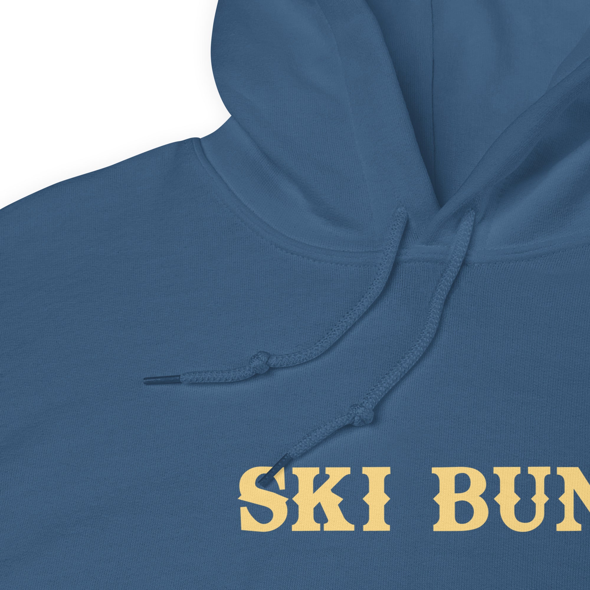 Unisex Hoodie Ski Bum on dark colors