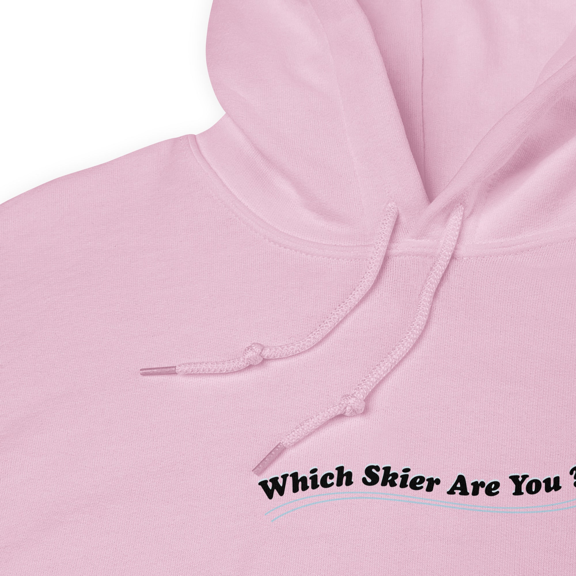 Sweat à capuche d'hiver unisexe Which skier are you? Love Instructor First Lesson free sur couleurs claires (face & dos)