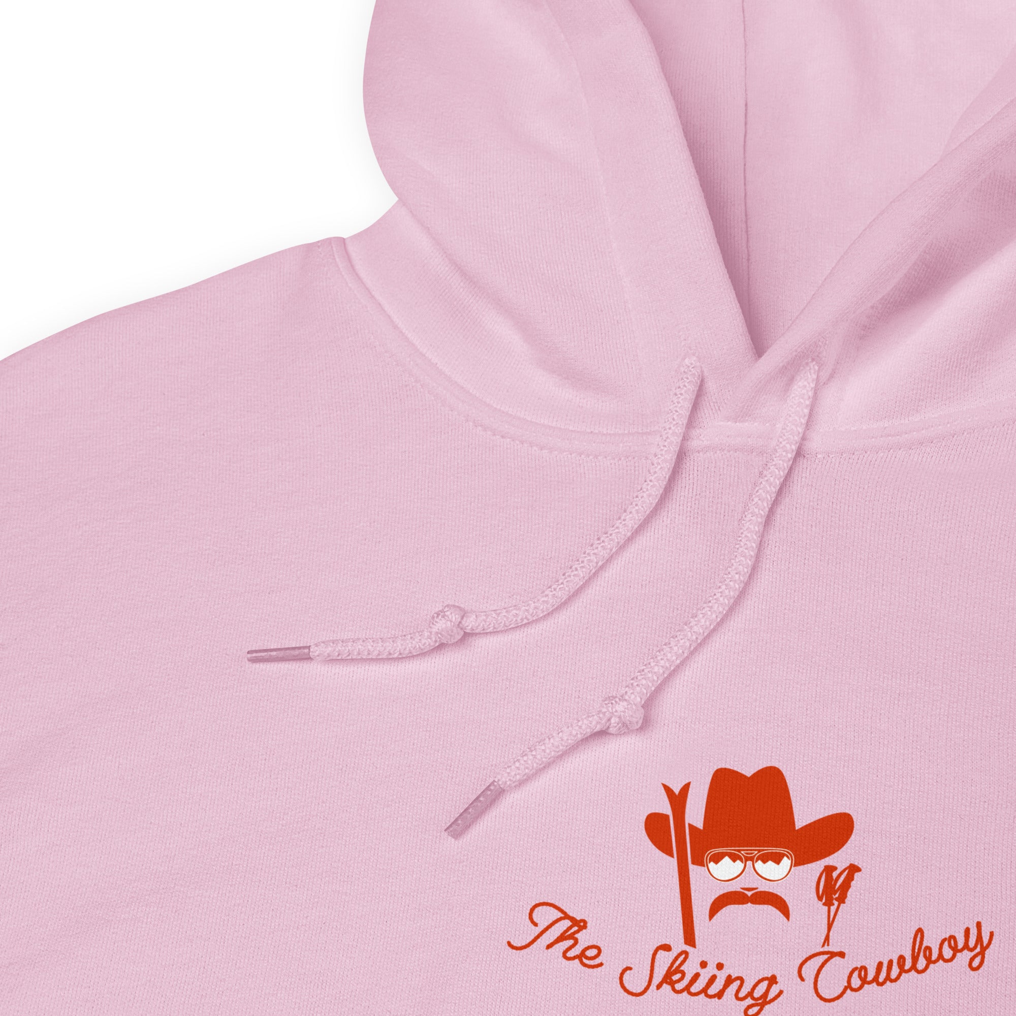 Unisex Hoodie Skiing Duel on light colors (front & back)