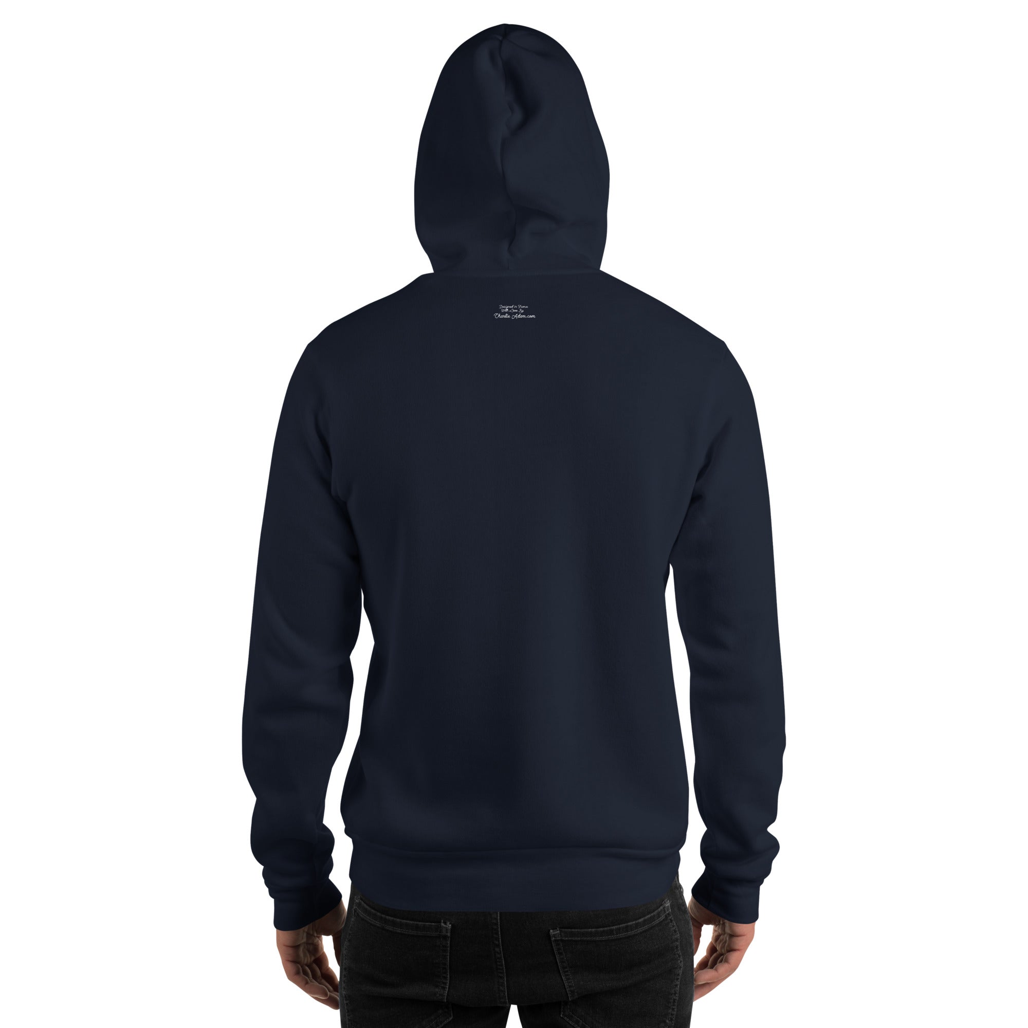 Unisex Hoodie Ski Bum on dark colors