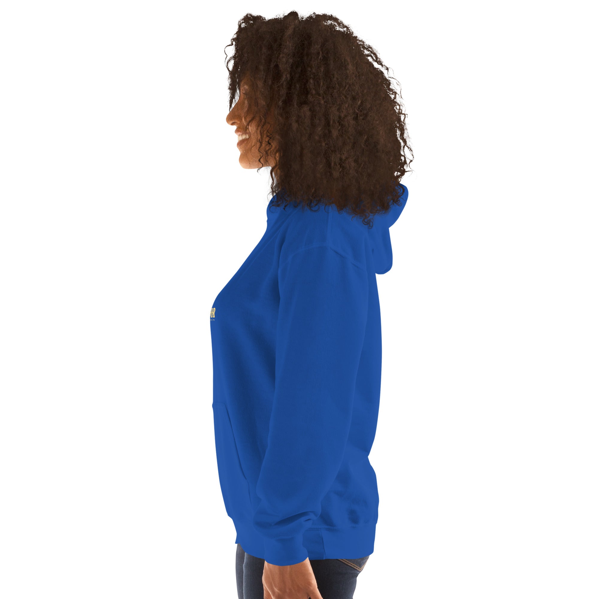 Unisex Hoodie No Skiboots on Dancefloor on bright colors