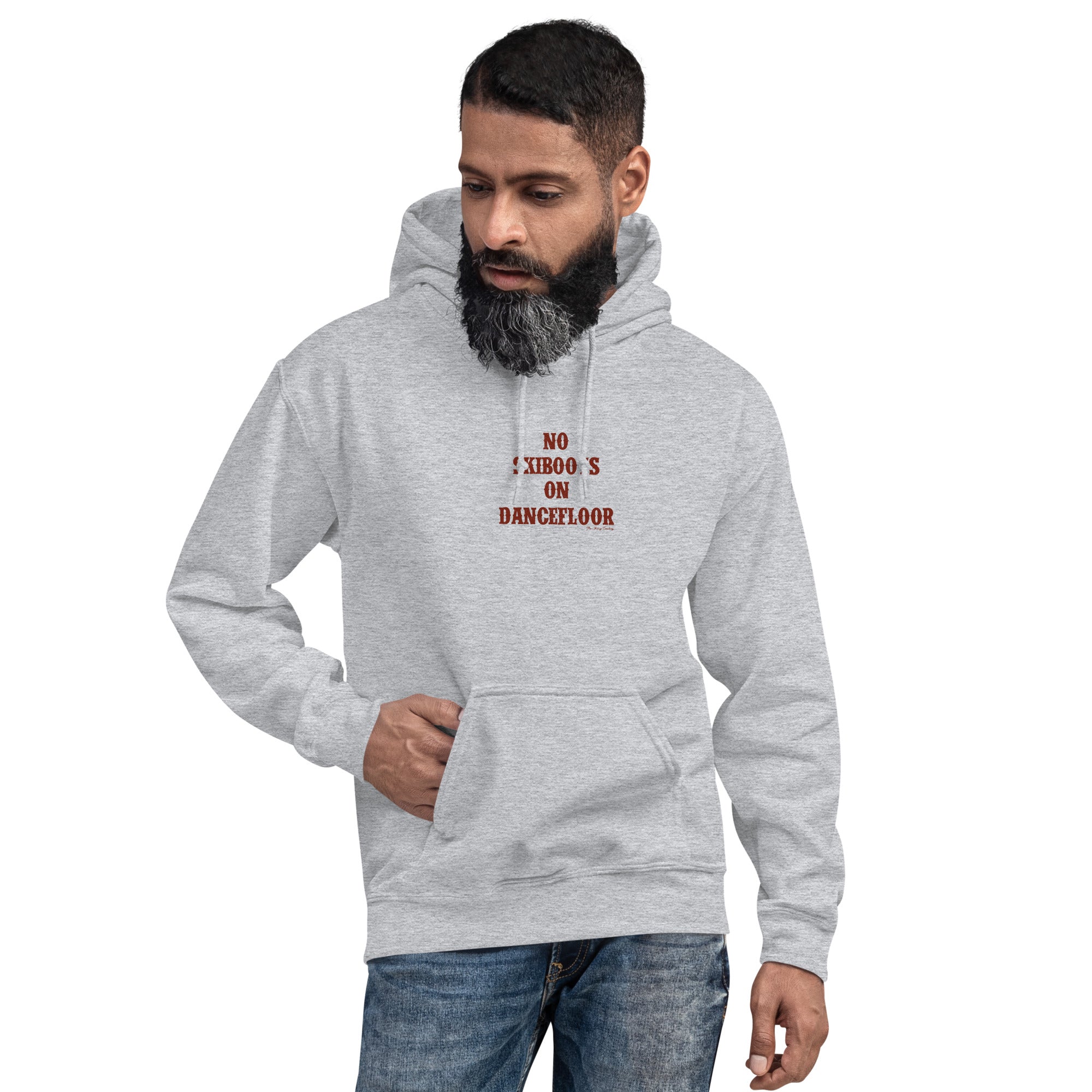 Unisex Hoodie No Skiboots on Dancefloor on light colors