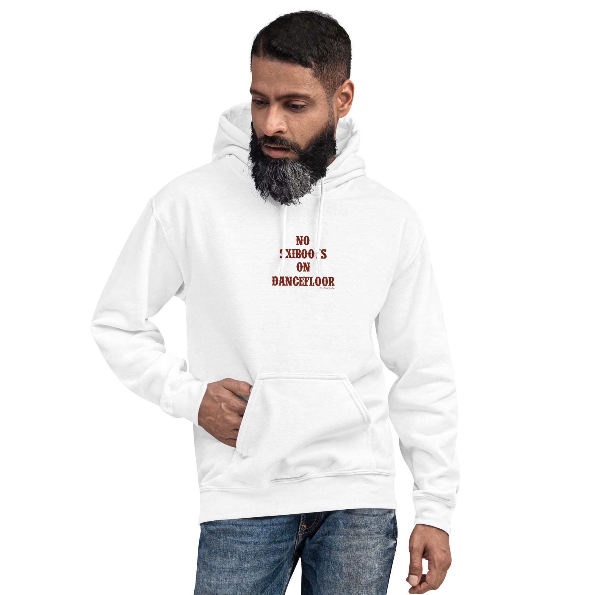 Unisex Hoodie No Skiboots on Dancefloor on light colors