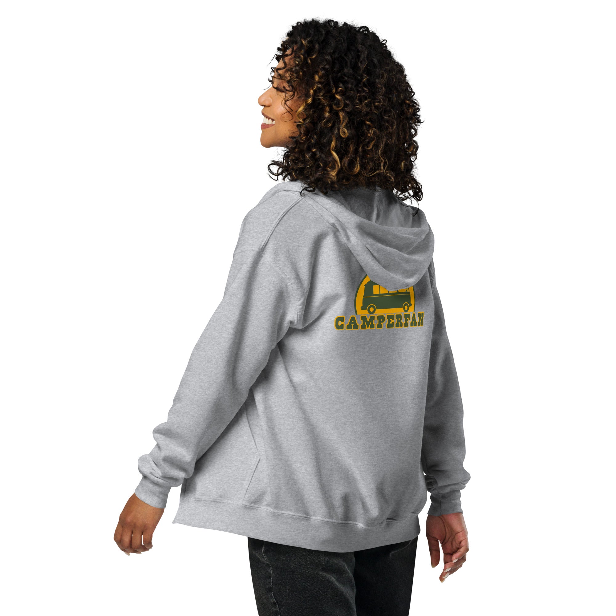 Unisex heavy blend zip hoodie Camperfan