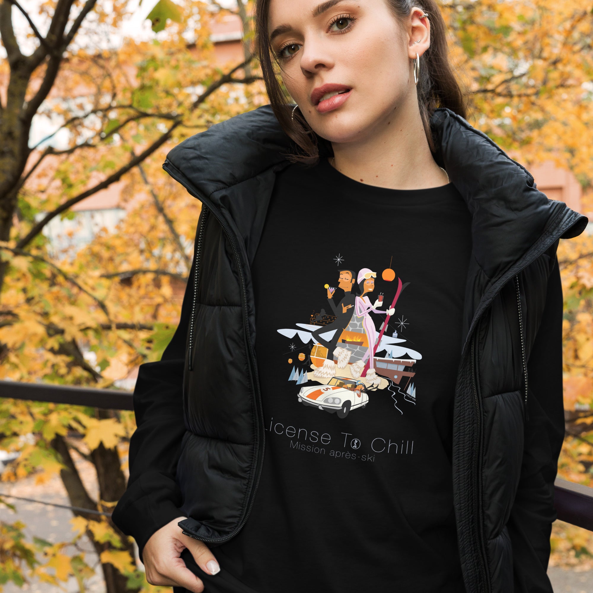 Unisex Long Sleeve Tee License To Chill Mission Après-Ski