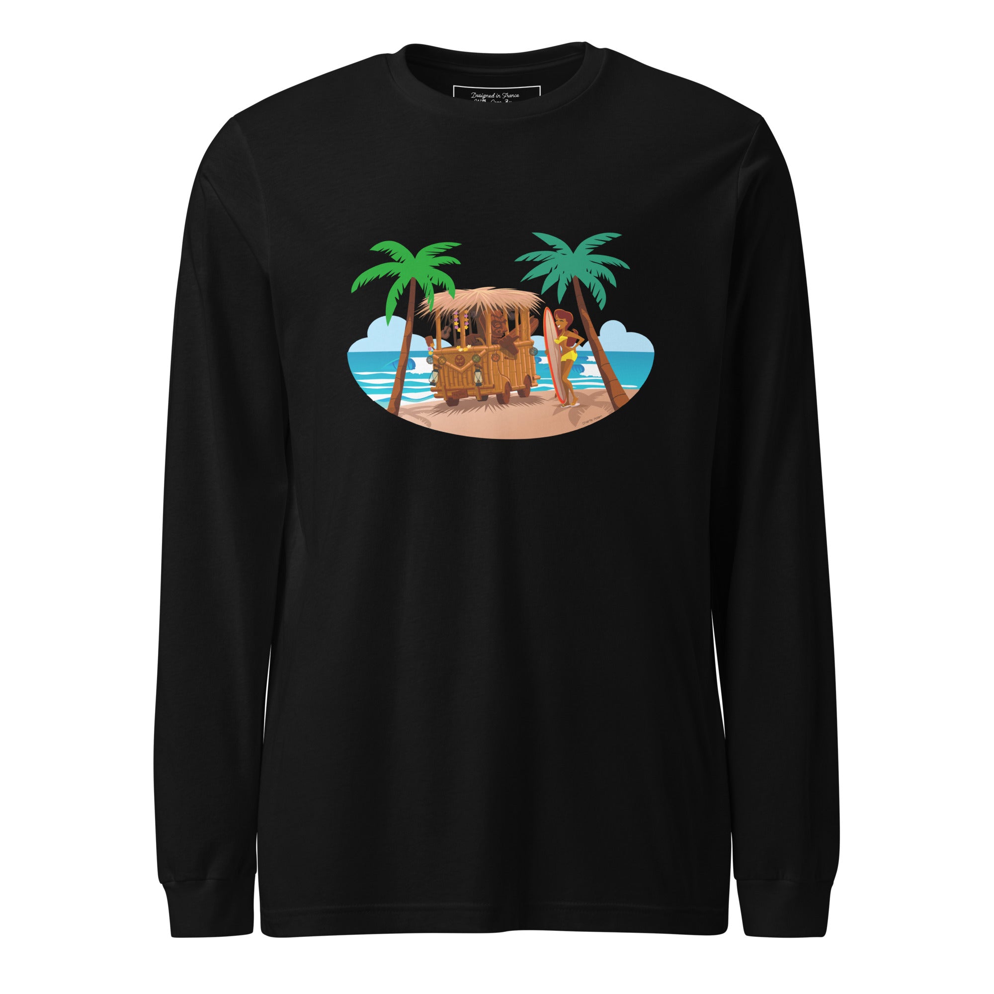 Unisex Long Sleeve Tee Tiki Kombi