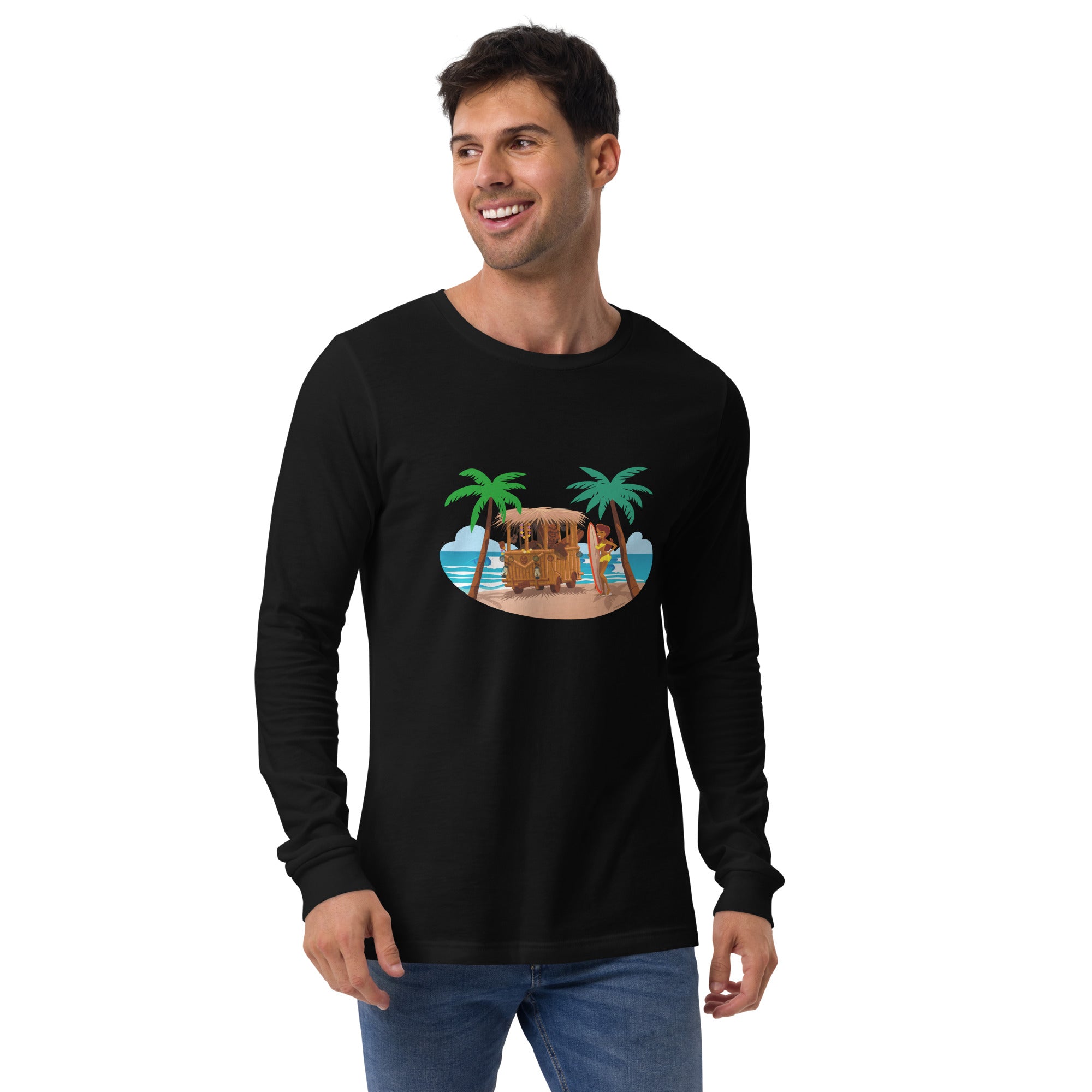 Unisex Long Sleeve Tee Tiki Kombi