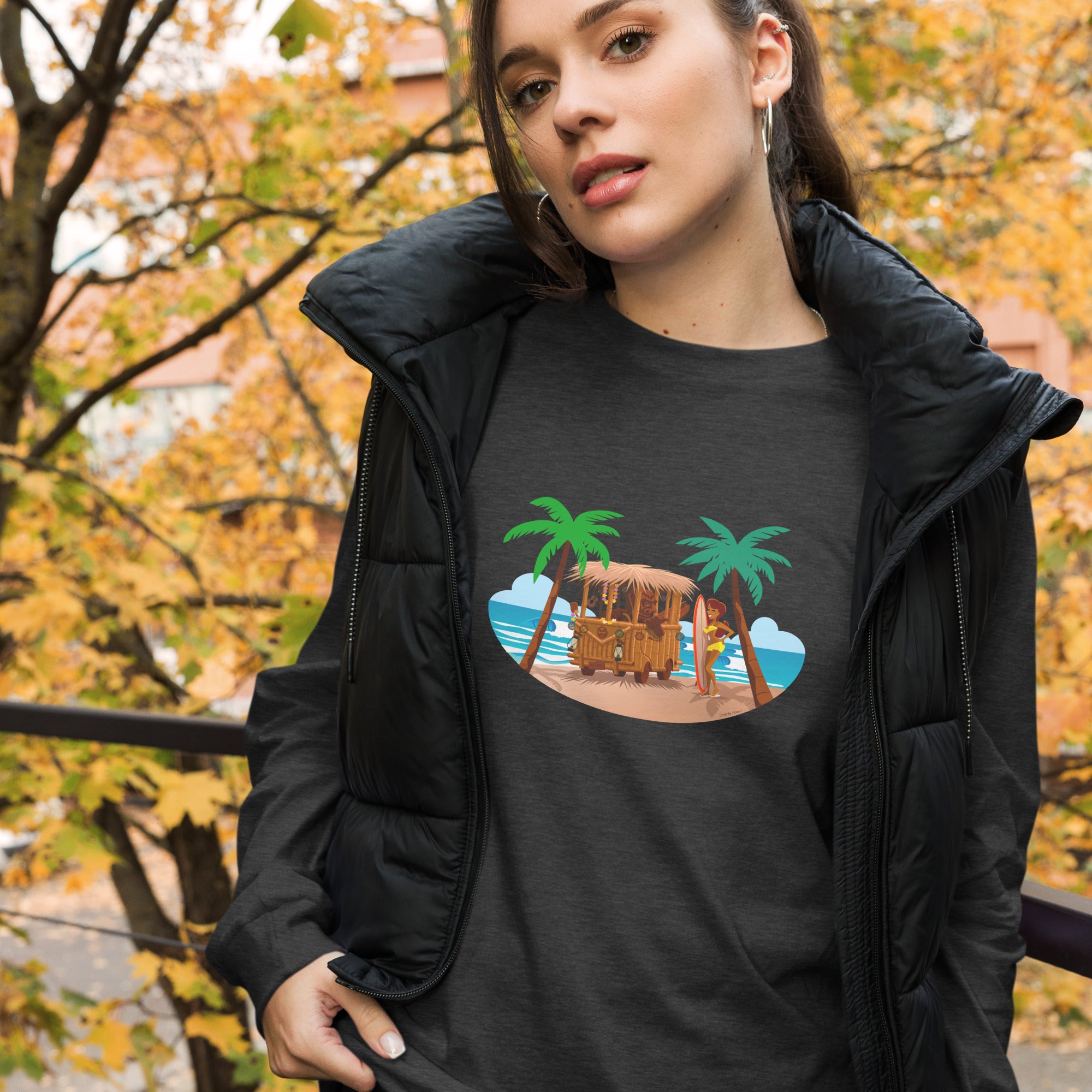 Unisex Long Sleeve Tee Tiki Kombi