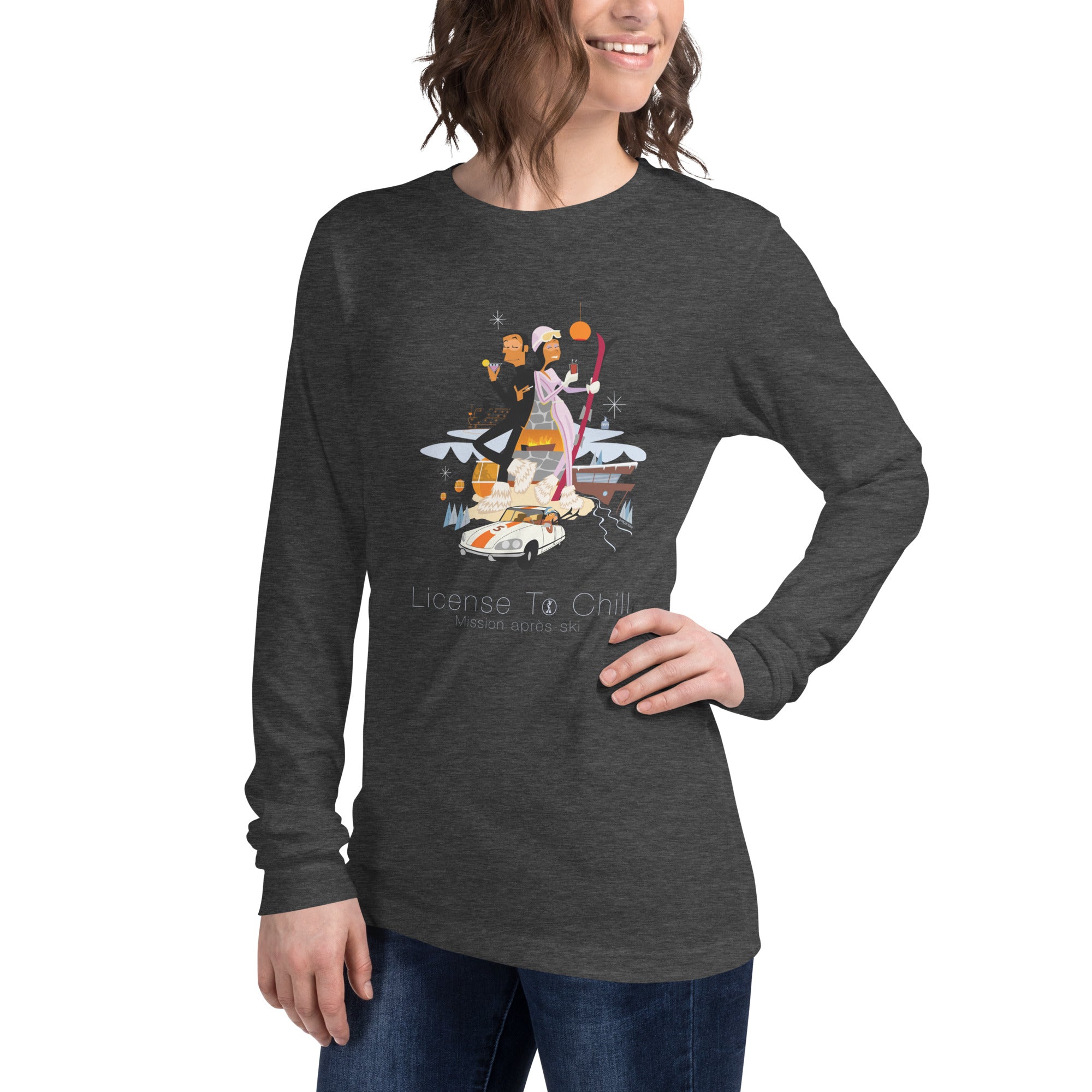 Unisex Long Sleeve Tee License To Chill Mission Après-Ski