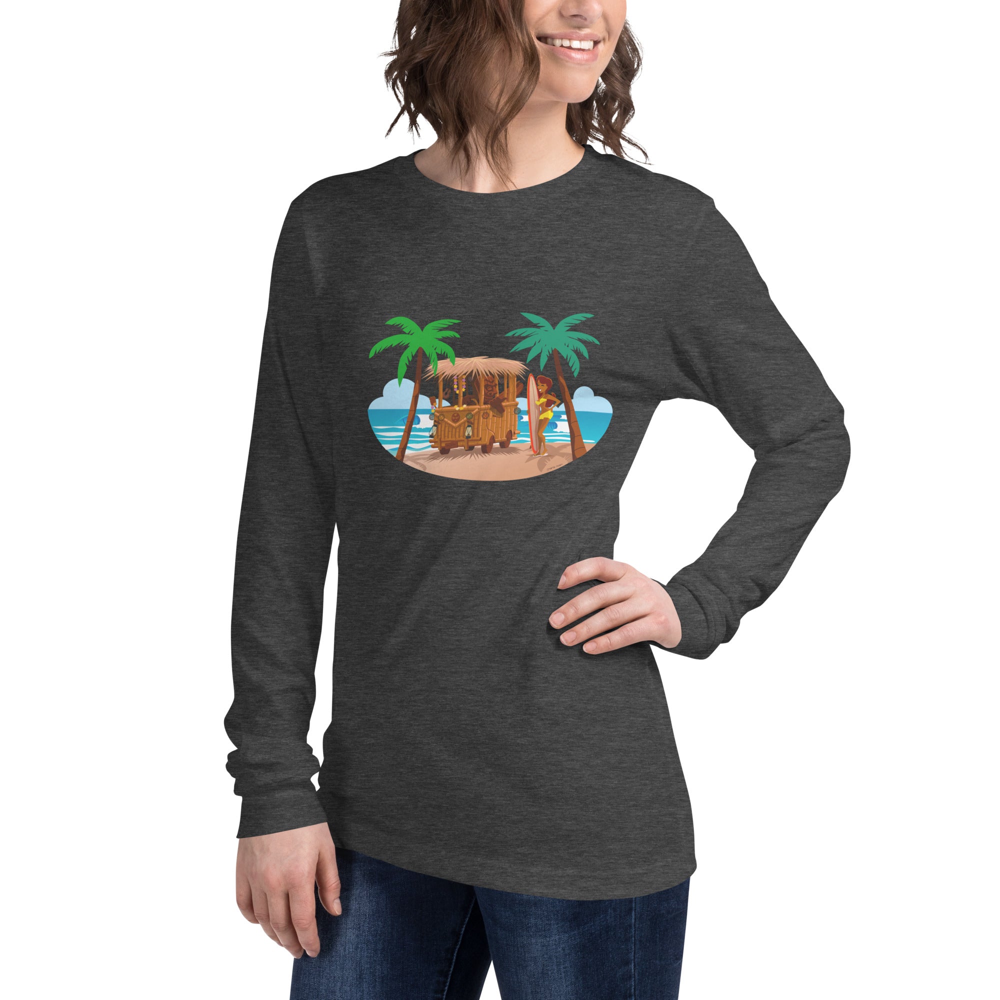 Unisex Long Sleeve Tee Tiki Kombi