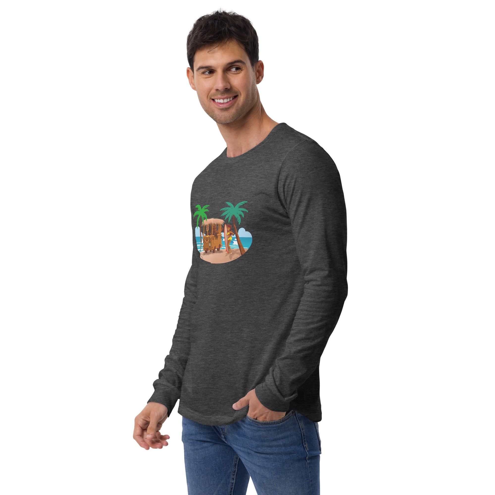 Unisex Long Sleeve Tee Tiki Kombi