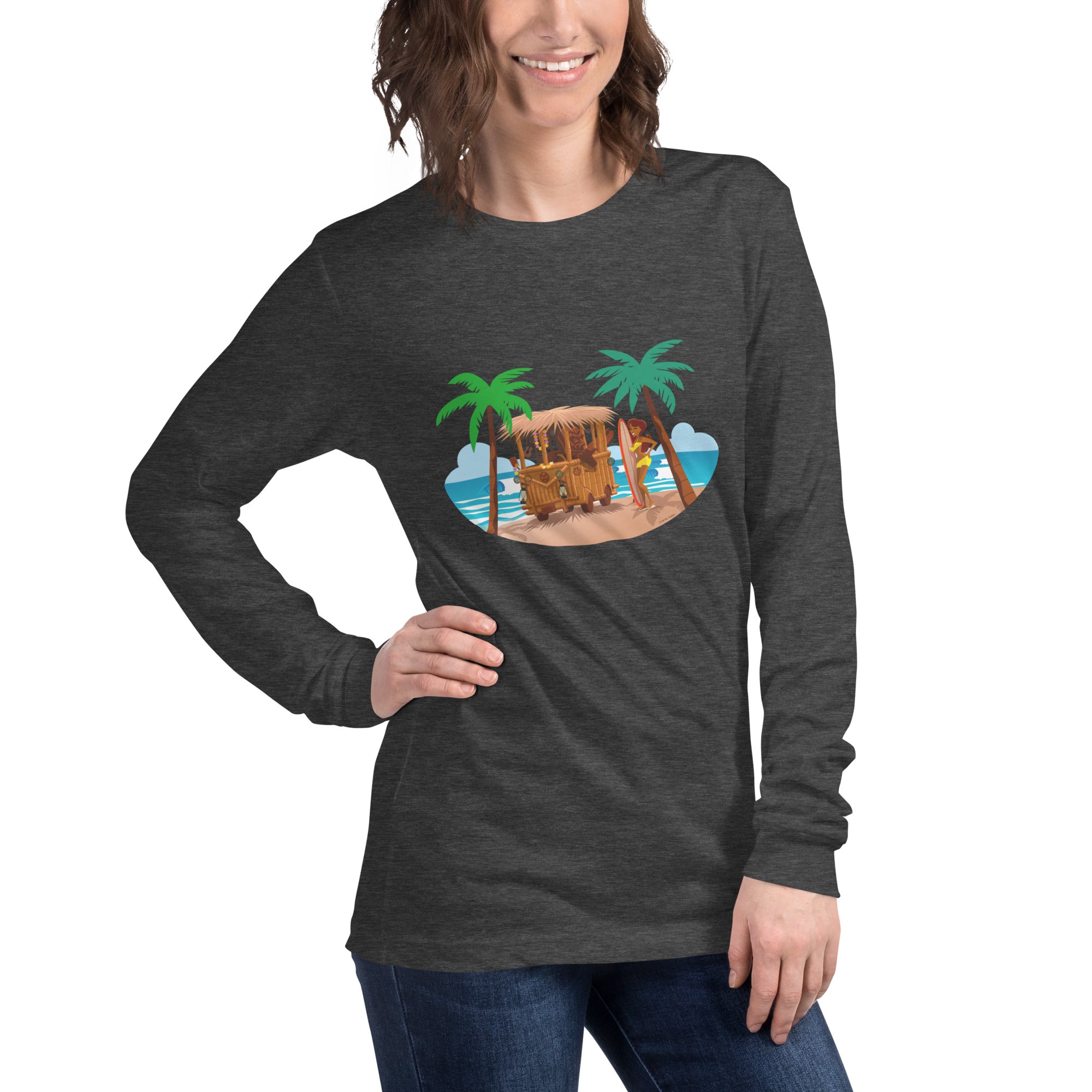 Unisex Long Sleeve Tee Tiki Kombi