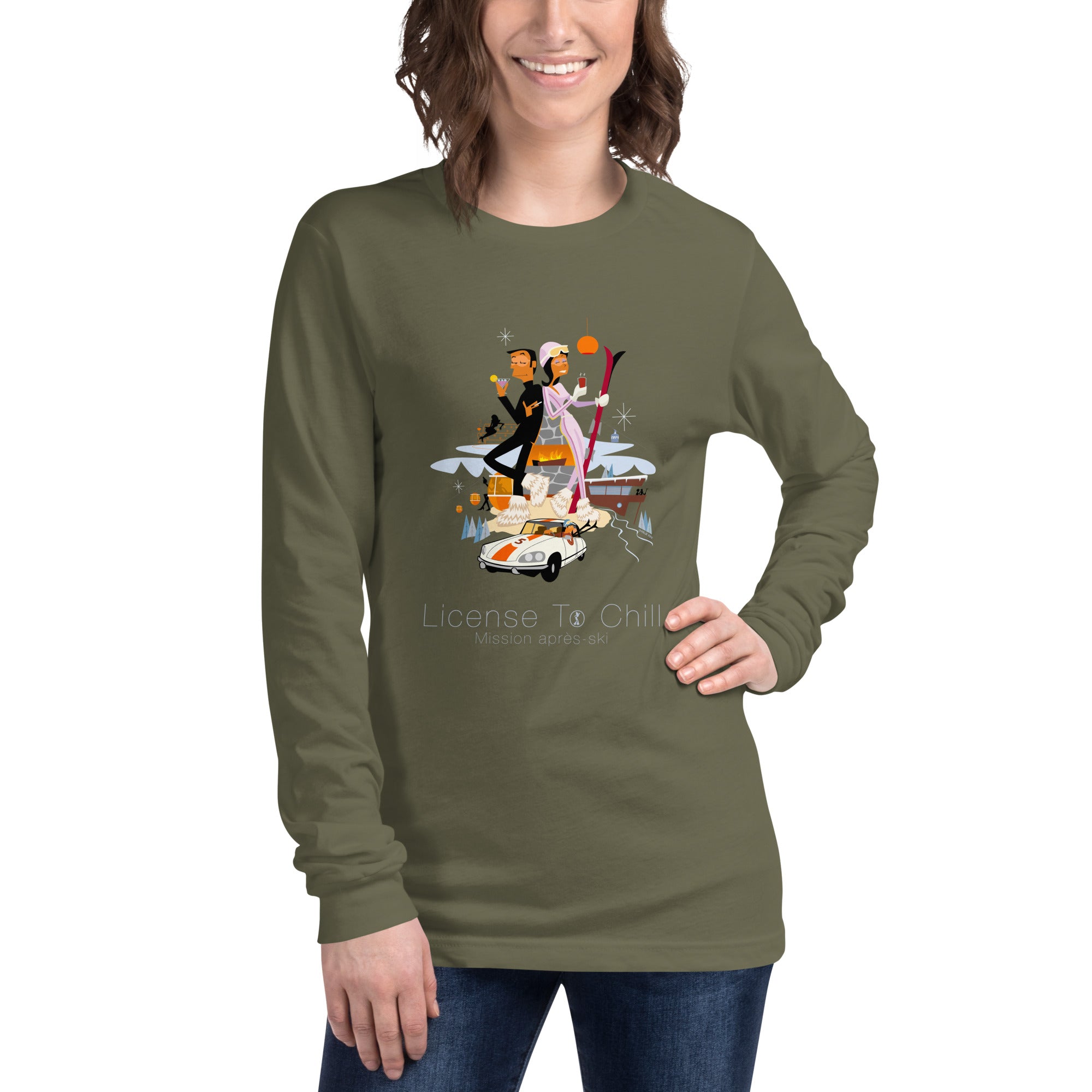 Unisex Long Sleeve Tee License To Chill Mission Après-Ski