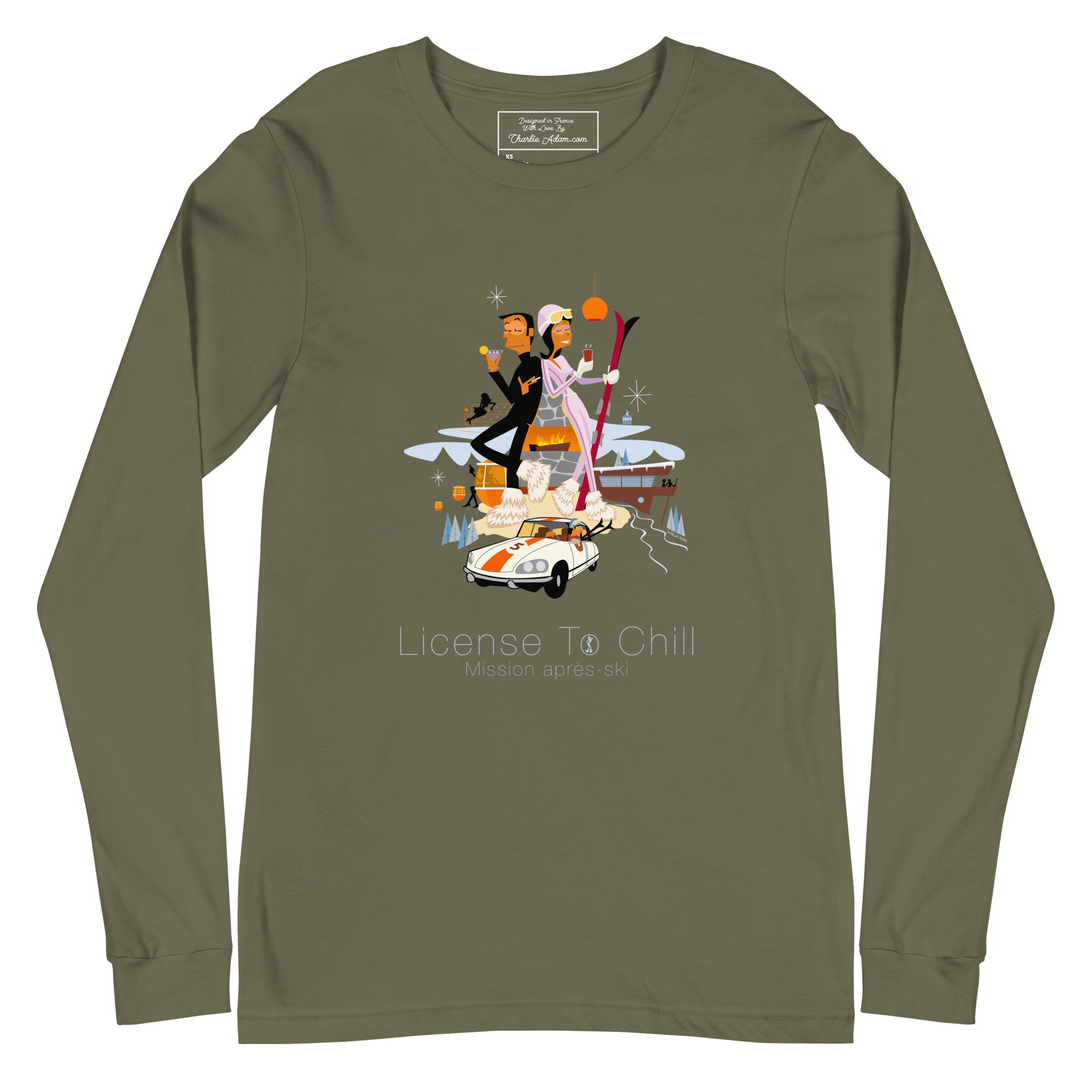 Unisex Long Sleeve Tee License To Chill Mission Après-Ski