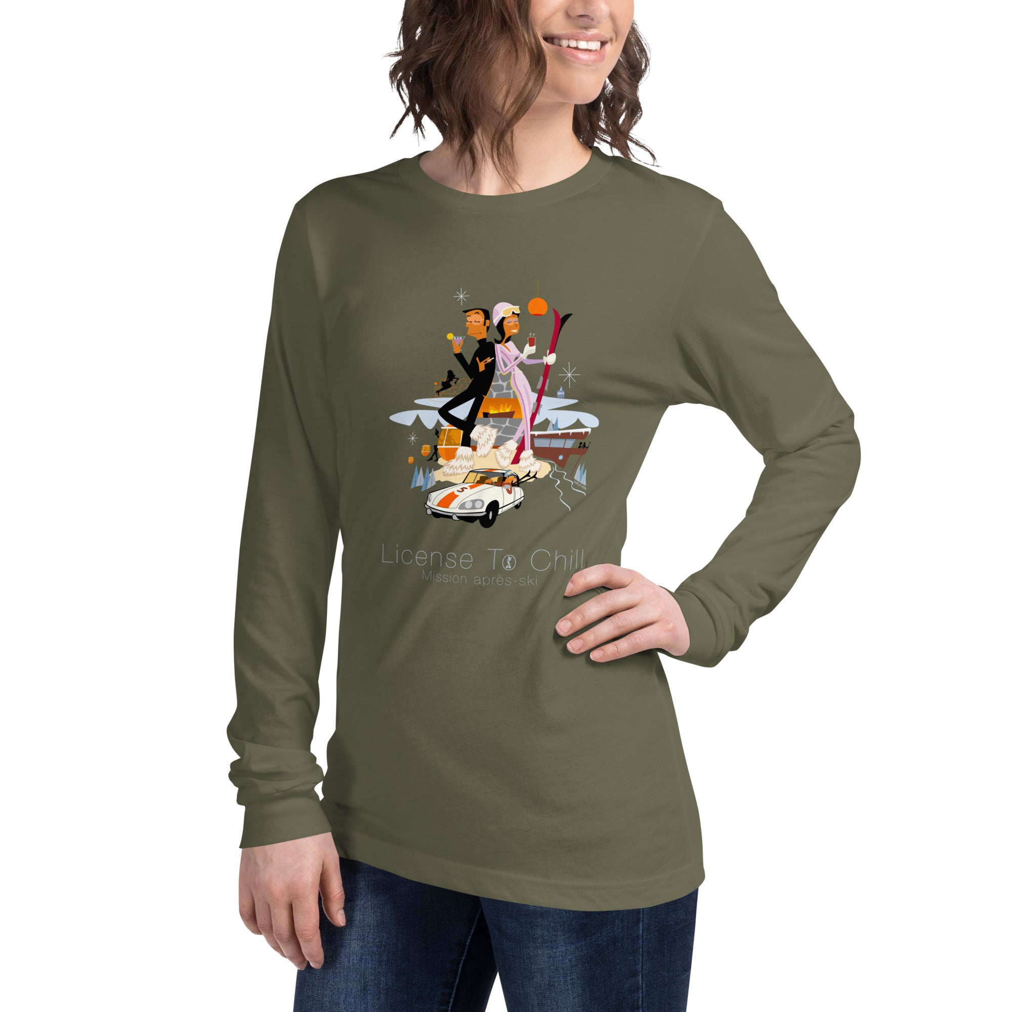 Unisex Long Sleeve Tee License To Chill Mission Après-Ski