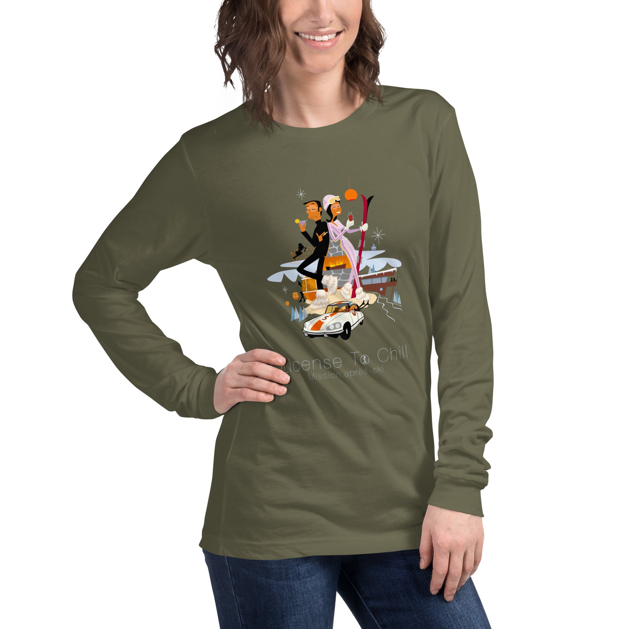 Unisex Long Sleeve Tee License To Chill Mission Après-Ski