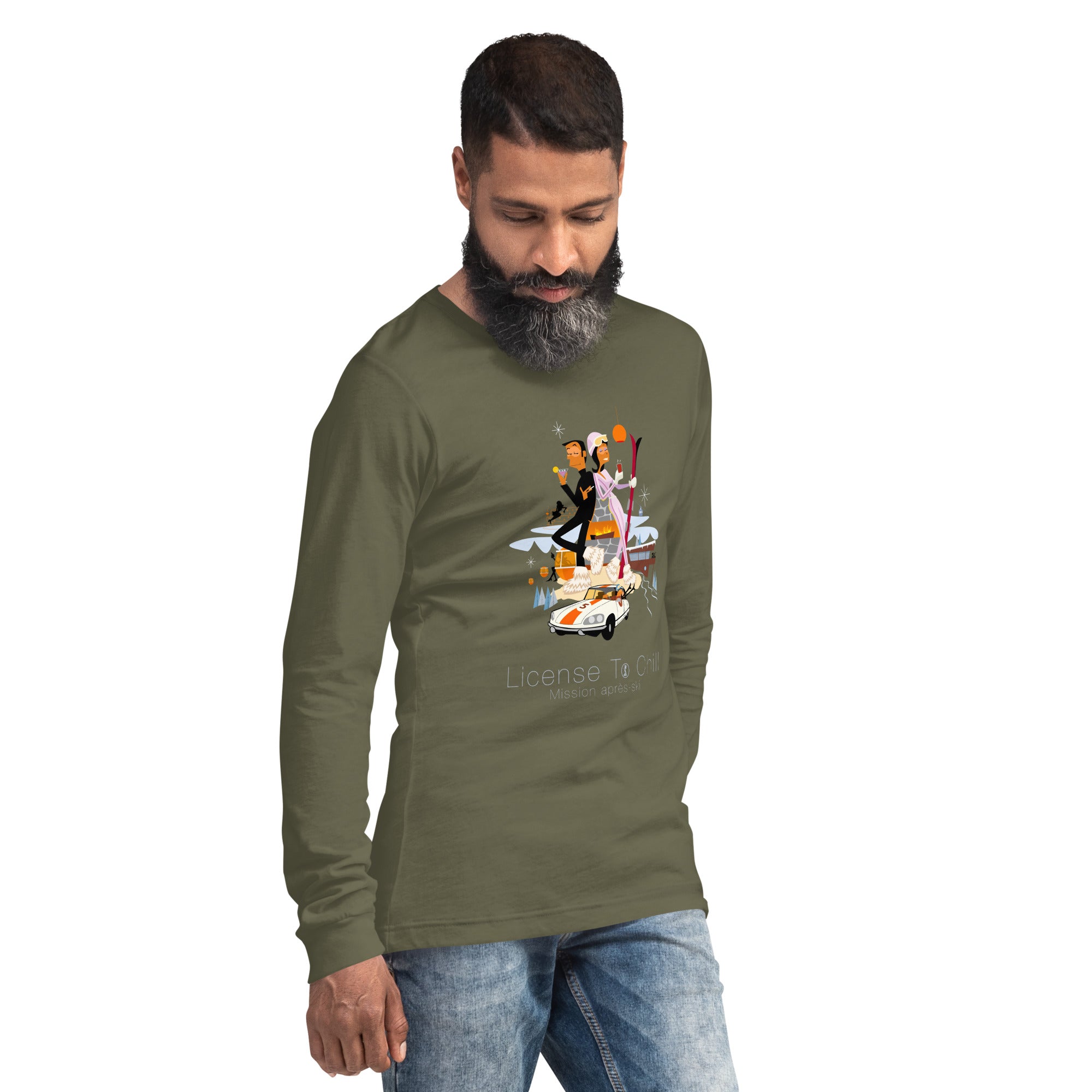 Unisex Long Sleeve Tee License To Chill Mission Après-Ski