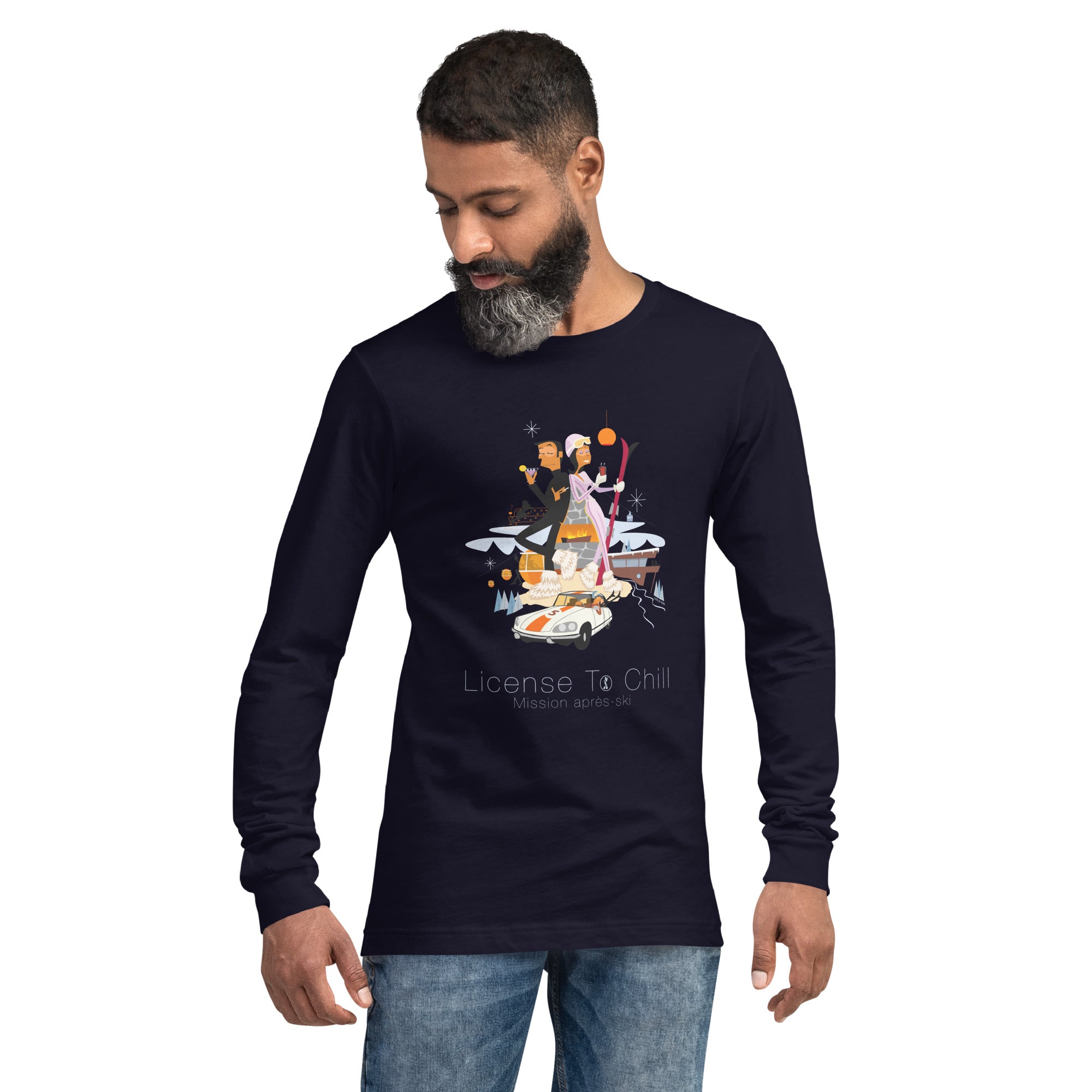 Unisex Long Sleeve Tee License To Chill Mission Après-Ski