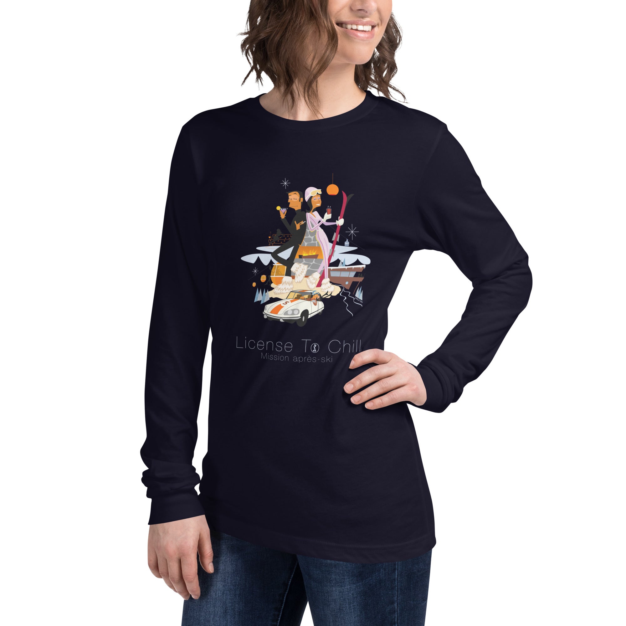 Unisex Long Sleeve Tee License To Chill Mission Après-Ski