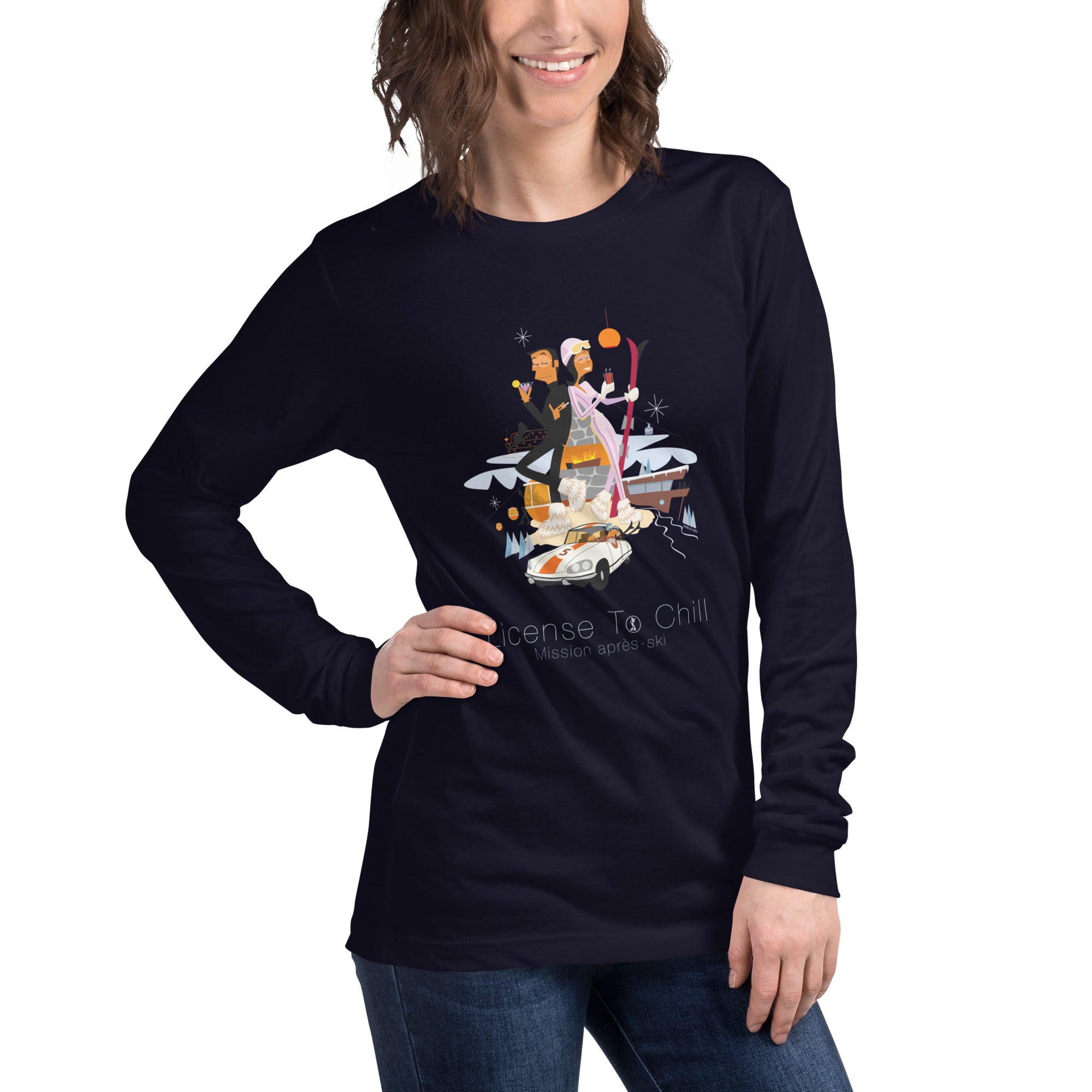 Unisex Long Sleeve Tee License To Chill Mission Après-Ski