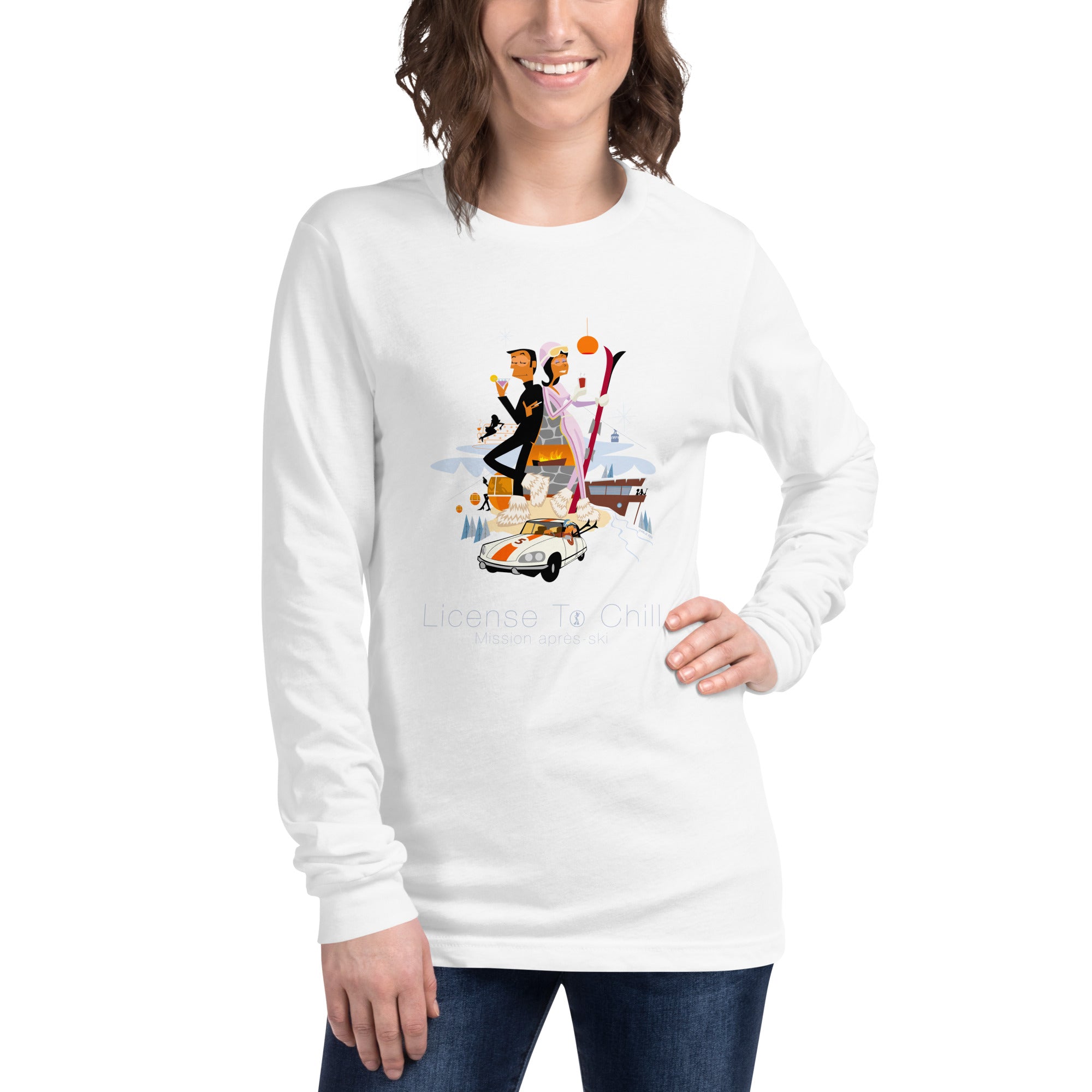 Unisex Long Sleeve Tee License To Chill Mission Après-Ski