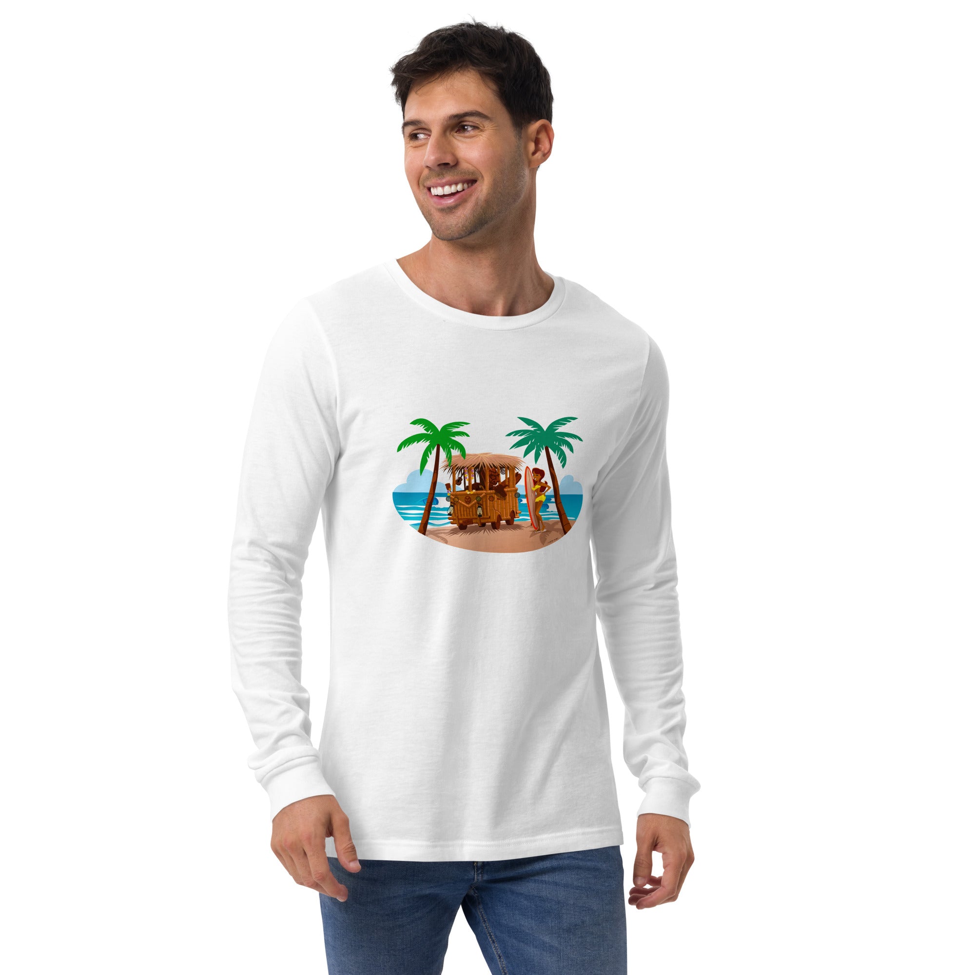 Unisex Long Sleeve Tee Tiki Kombi