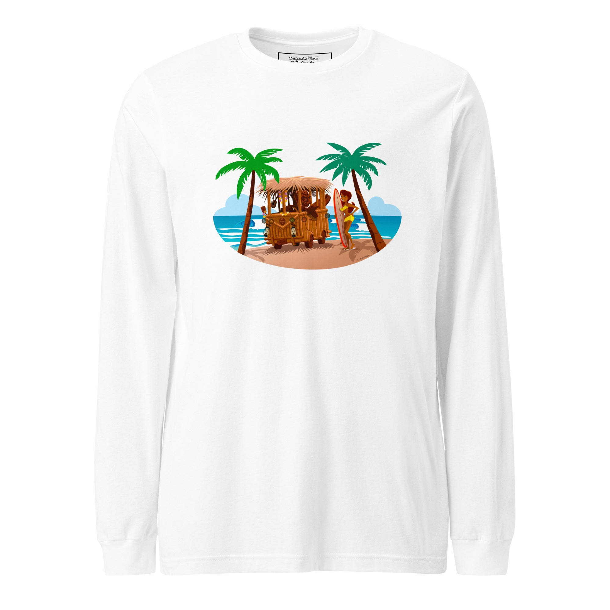 Unisex Long Sleeve Tee Tiki Kombi