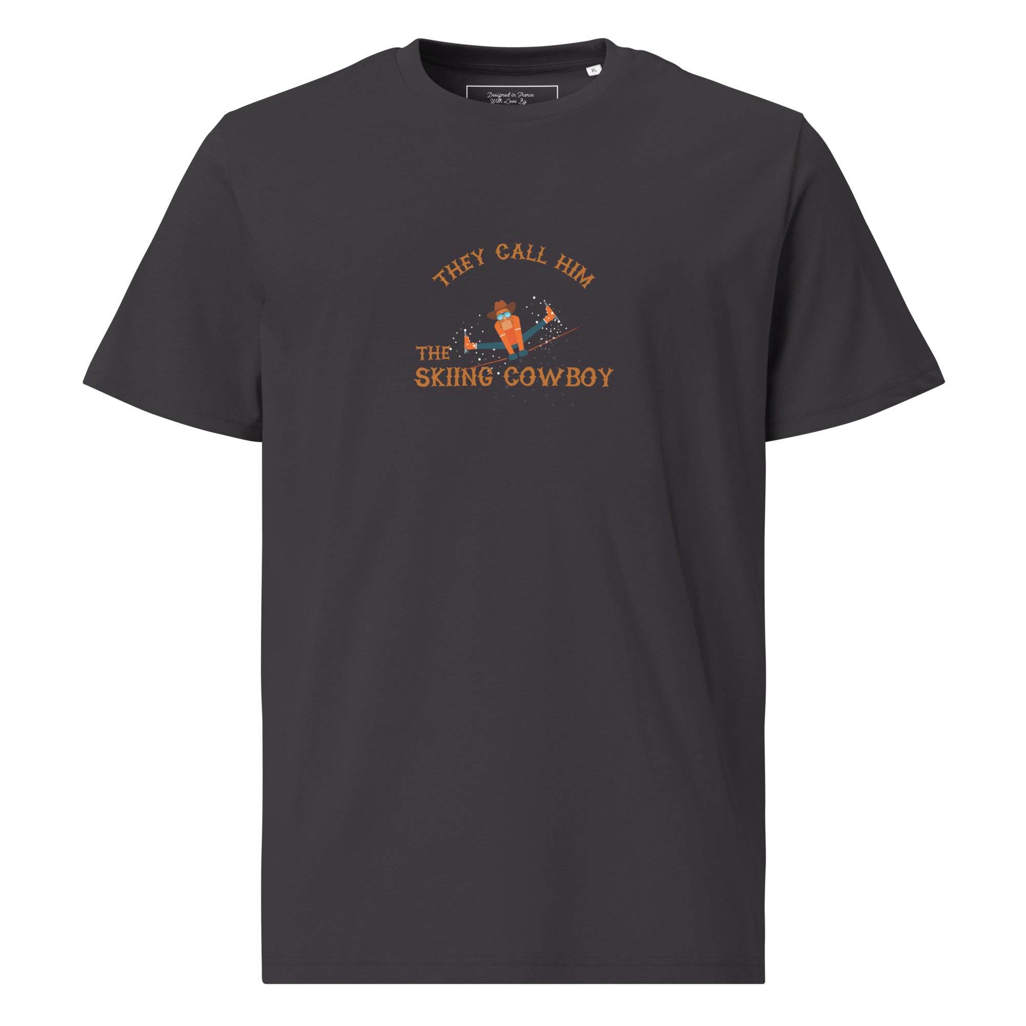 T-shirt unisexe en coton biologique Hot Dogger sur couleurs foncées