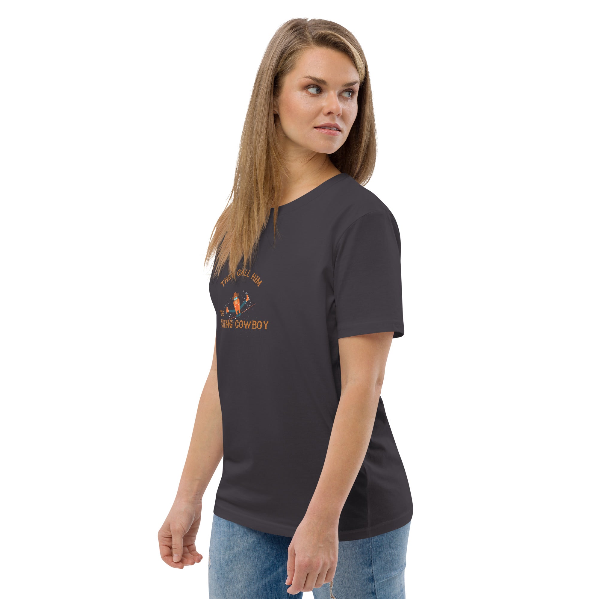 T-shirt unisexe en coton biologique Hot Dogger sur couleurs foncées