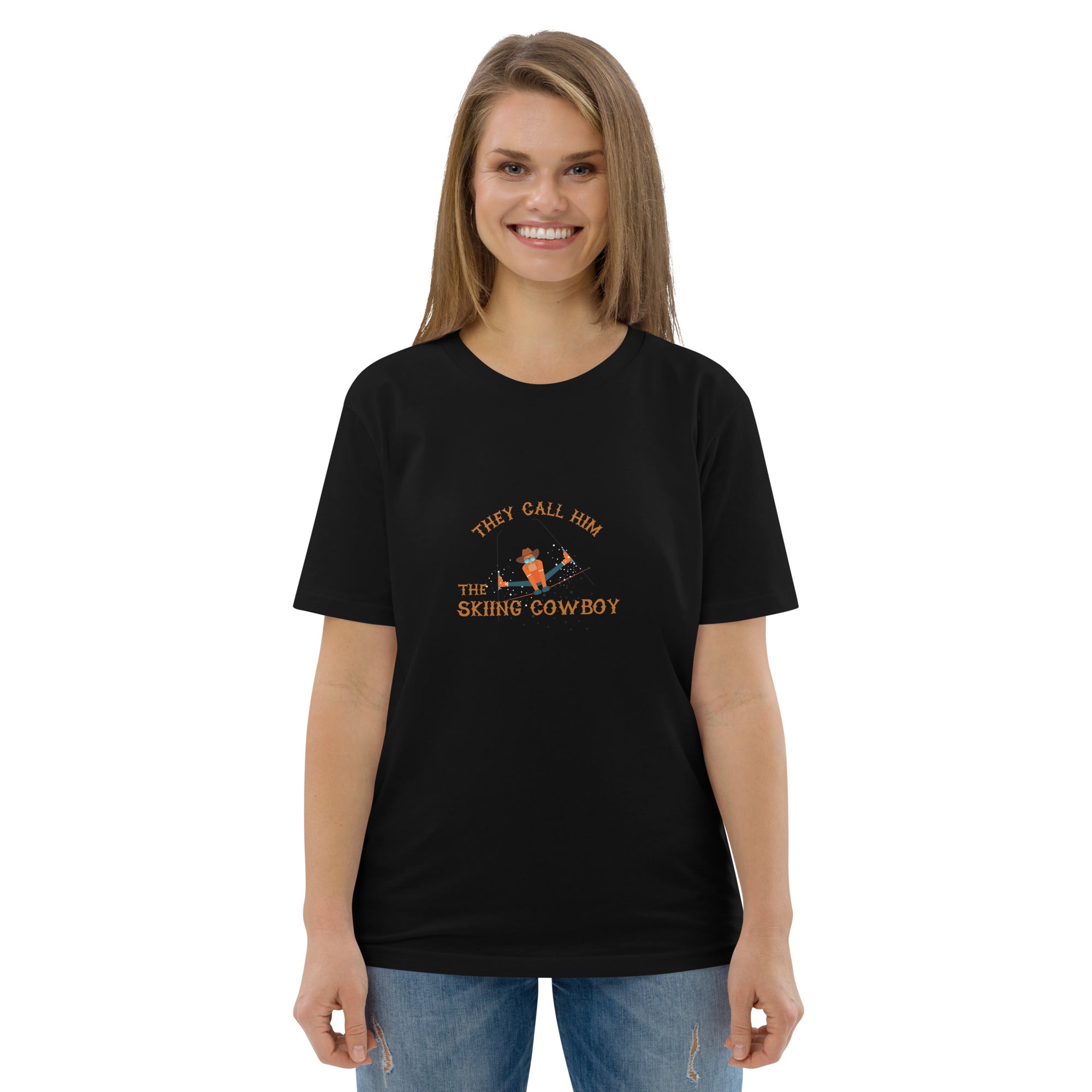 Unisex organic cotton t-shirt Hot Dogger on dark colors