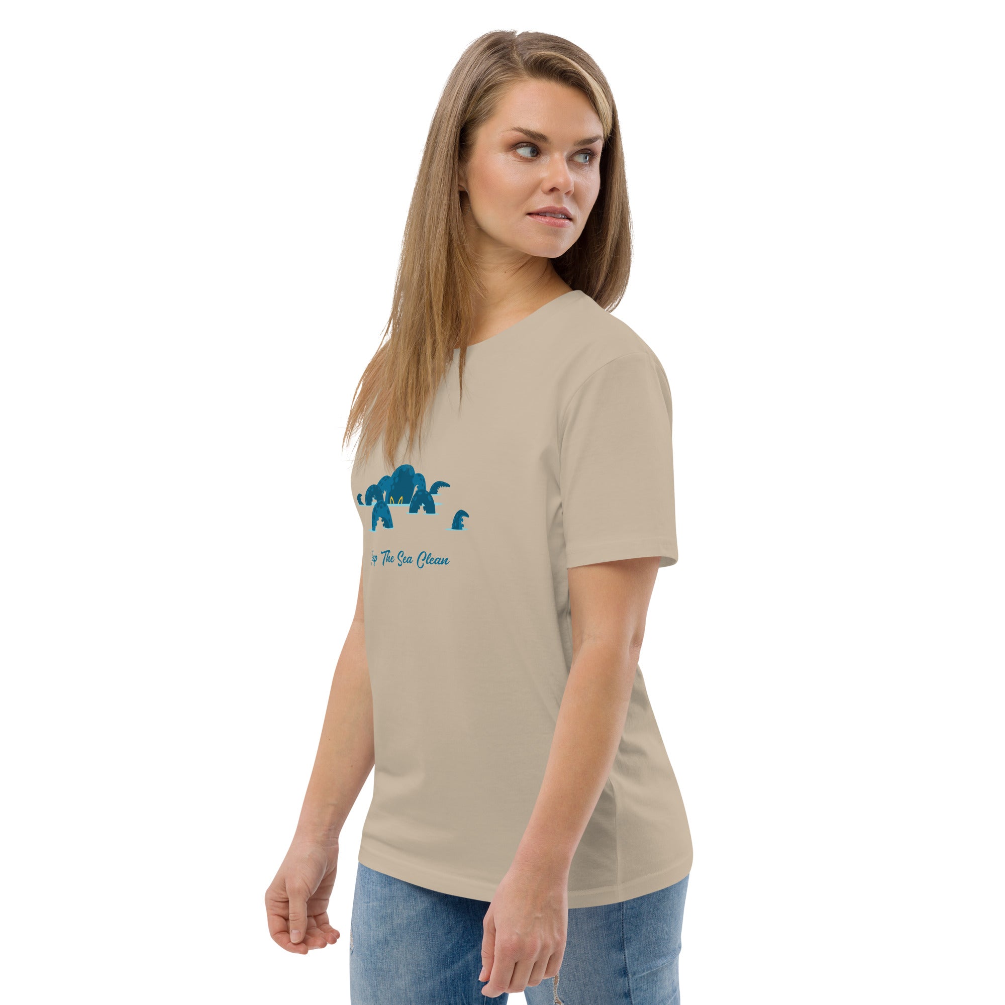 T-shirt unisexe en coton biologique Octopus Blue