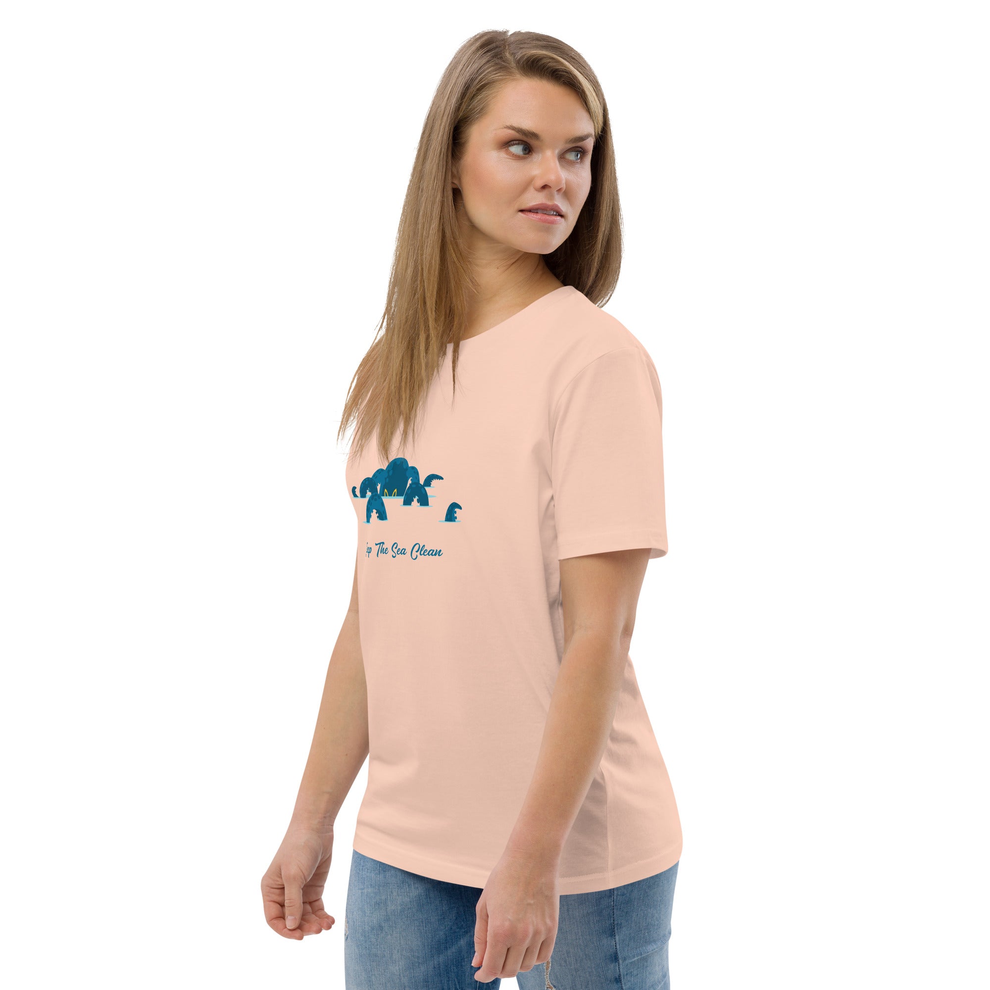 T-shirt unisexe en coton biologique Octopus Blue