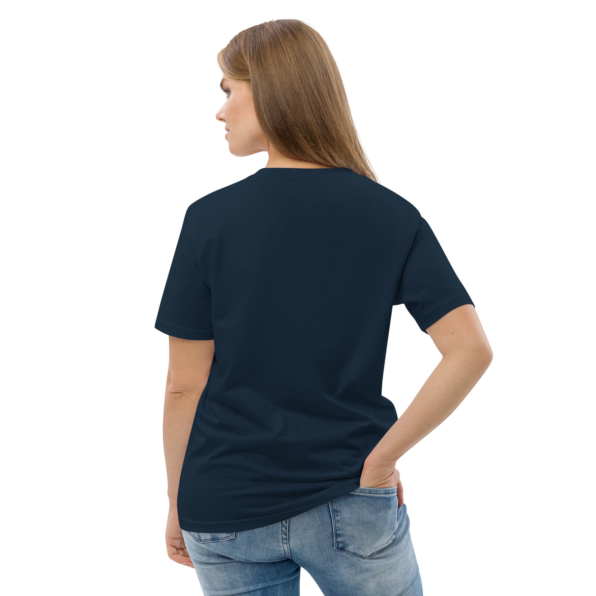 T-shirt unisexe en coton biologique Octopus Blue