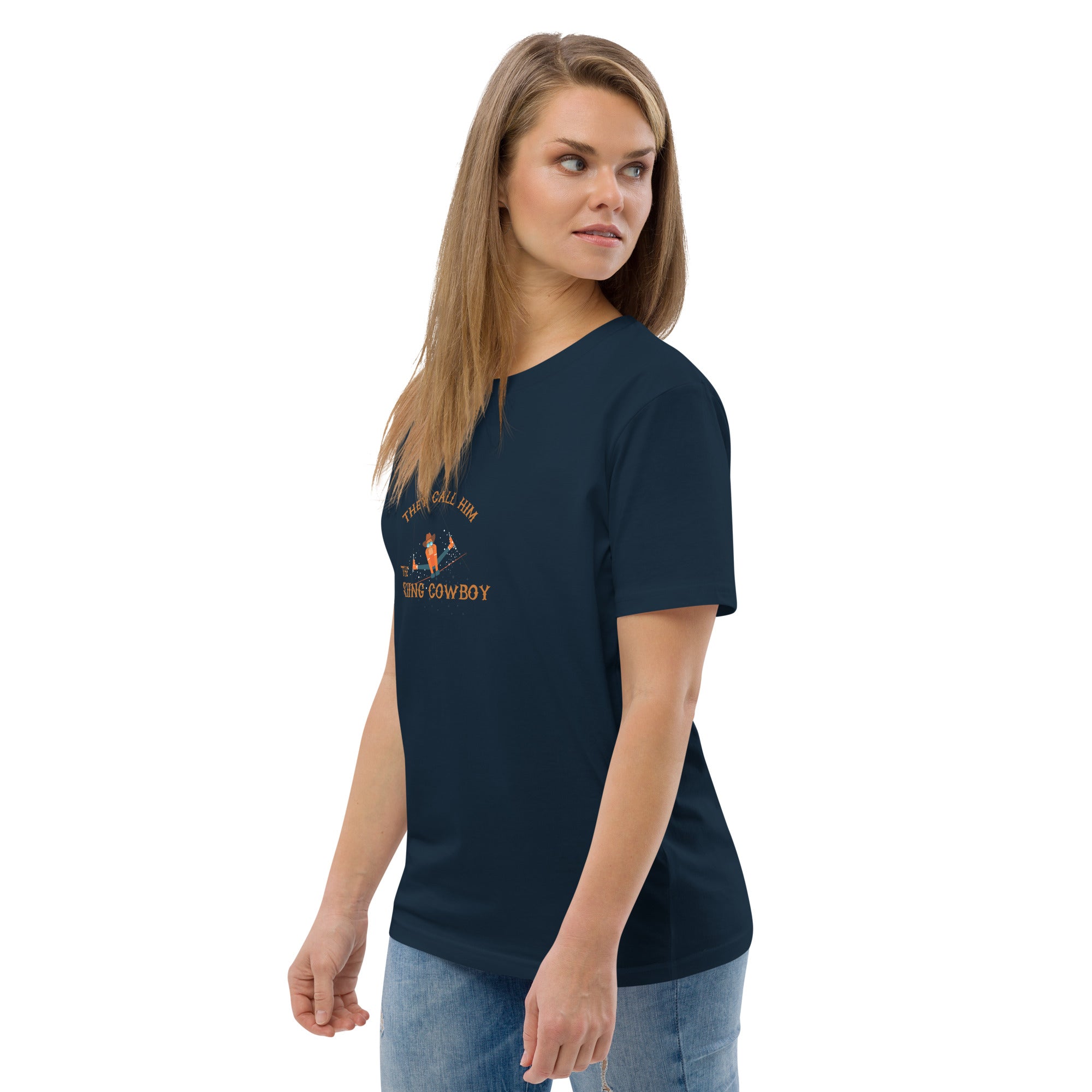 T-shirt unisexe en coton biologique Hot Dogger sur couleurs foncées