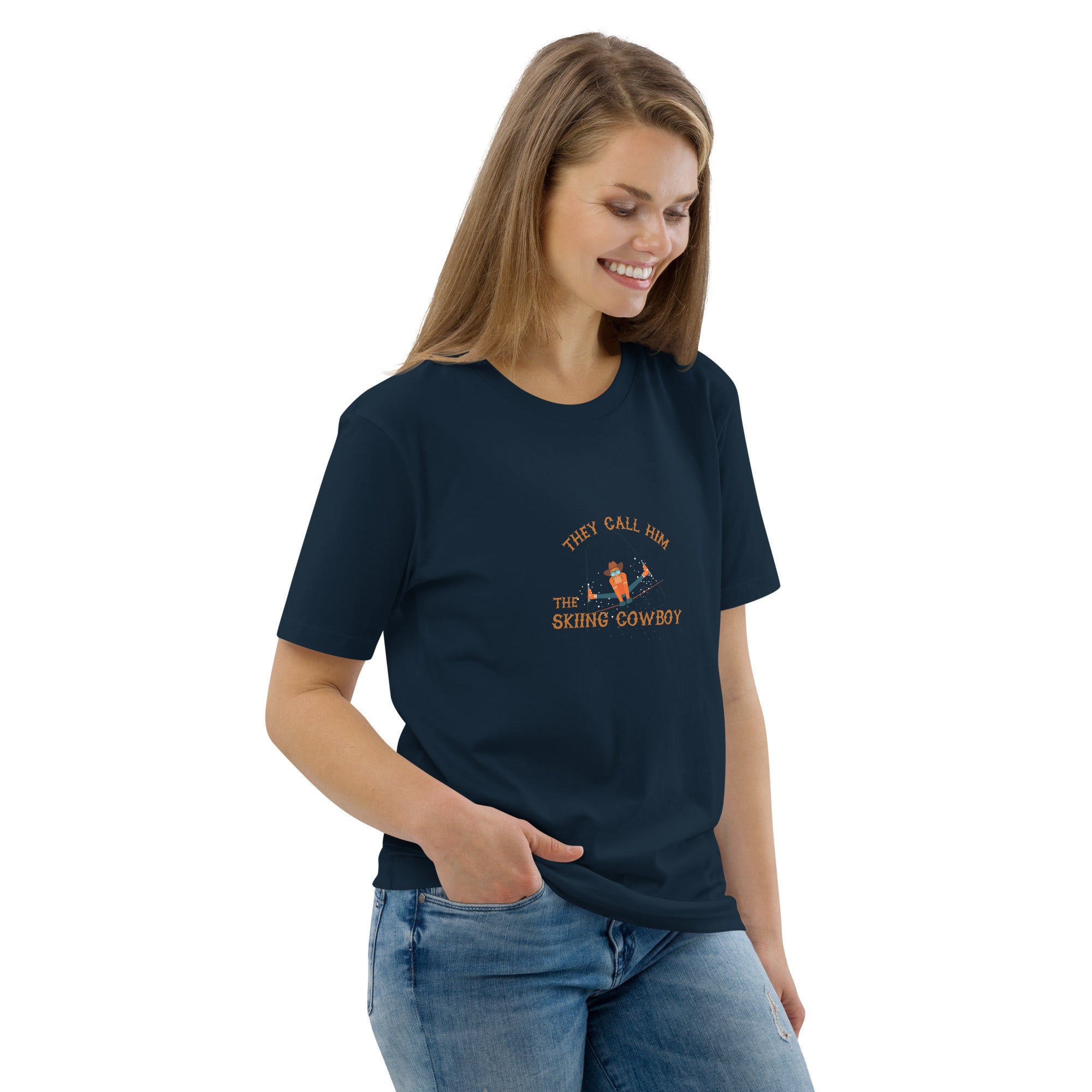 Unisex organic cotton t-shirt Hot Dogger on dark colors