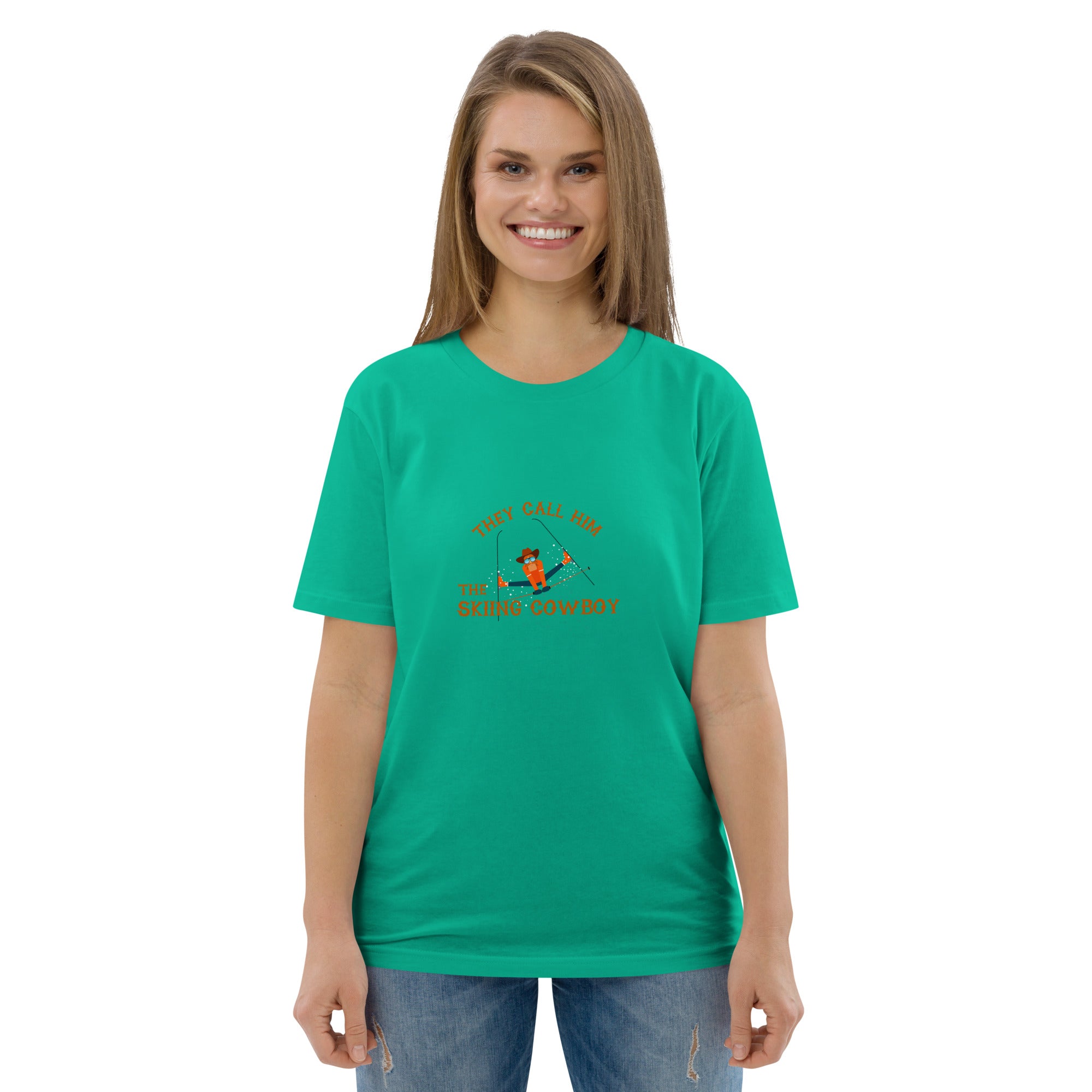 T-shirt unisexe en coton biologique Hot Dogger sur couleurs vives