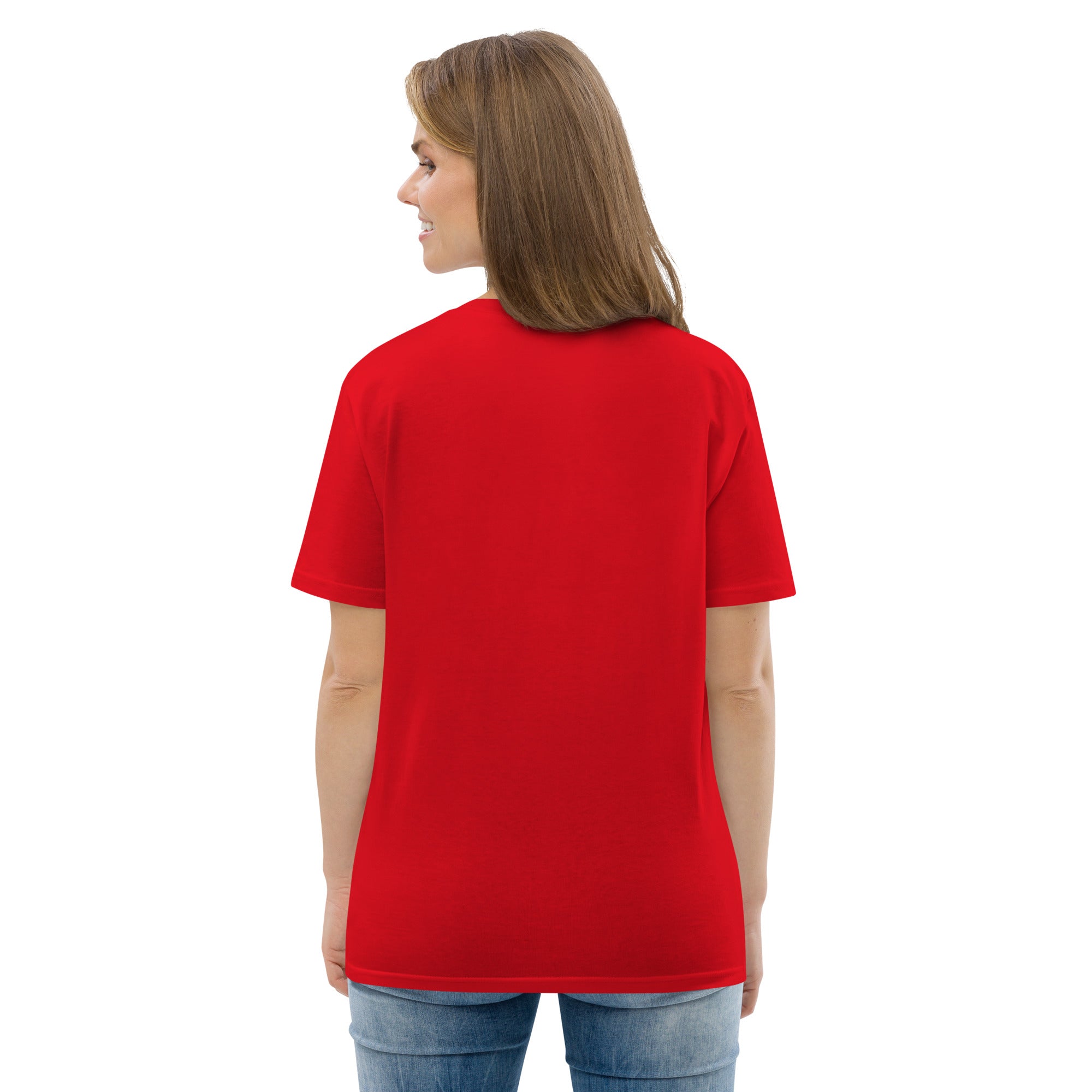 T-shirt unisexe en coton biologique Oh Bonne Mer 2 brodé sur couleurs vives