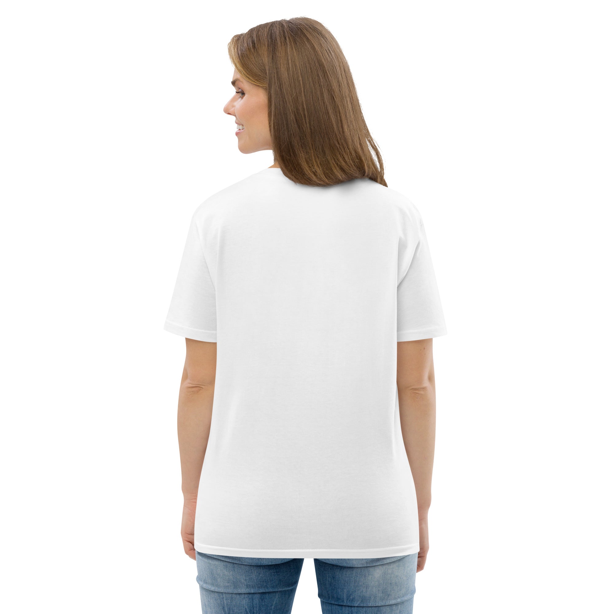 T-shirt unisexe en coton biologique Oh Bonne Mer 2 brodé sur couleurs claires