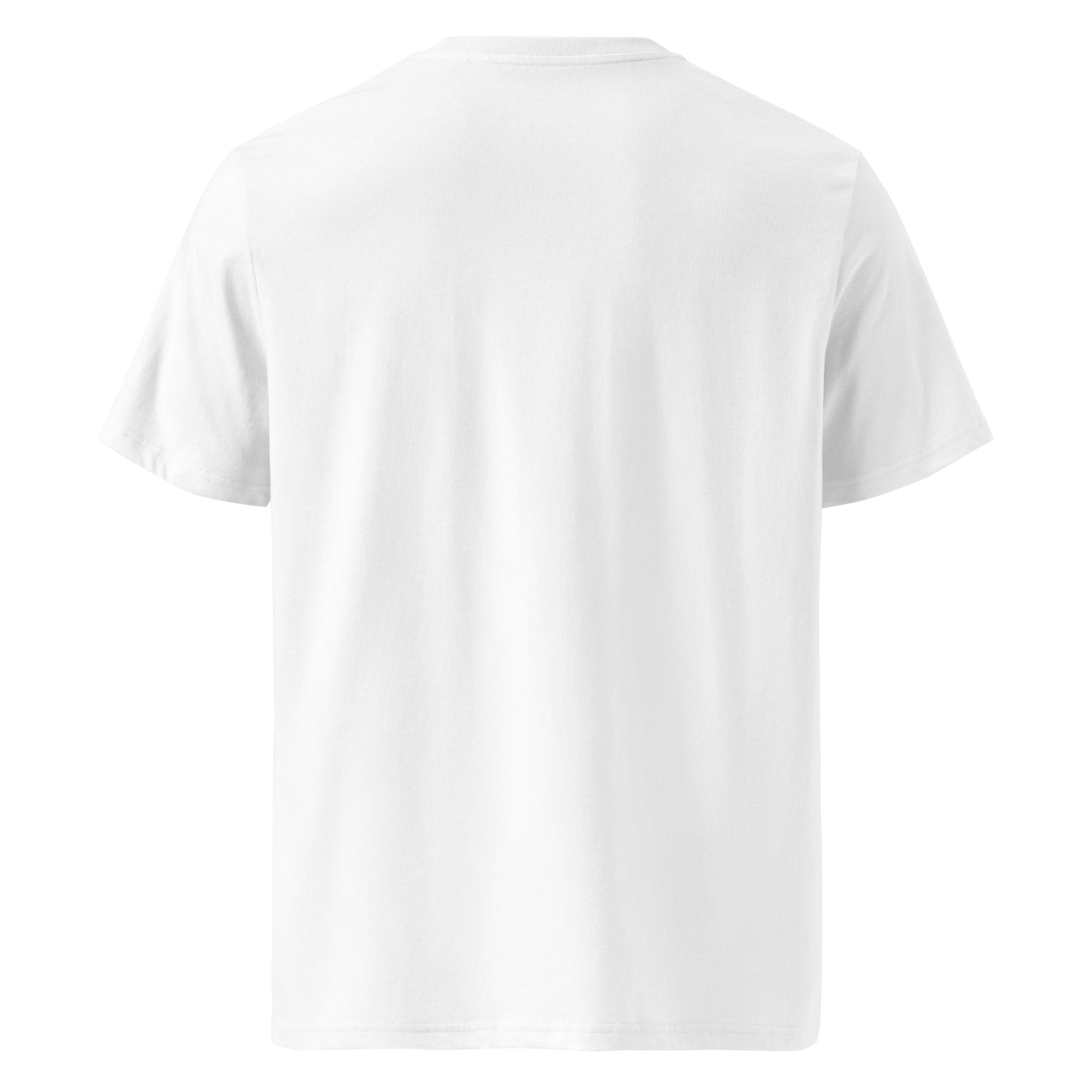 T-shirt unisexe en coton biologique Gondolas in the mist sur couleurs claires