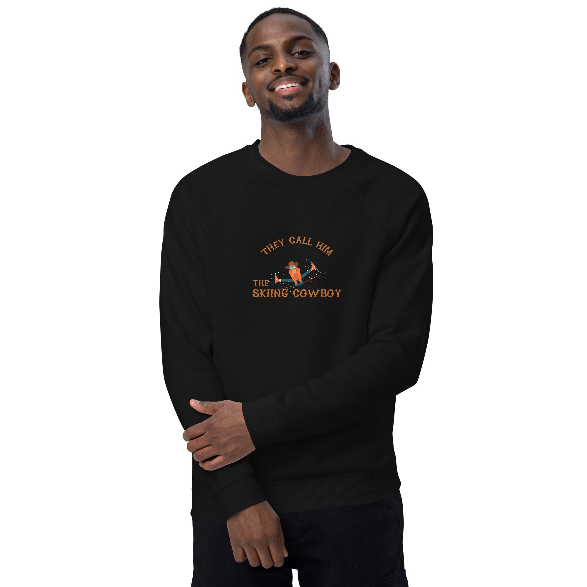 Unisex organic raglan sweatshirt Hot Dogger