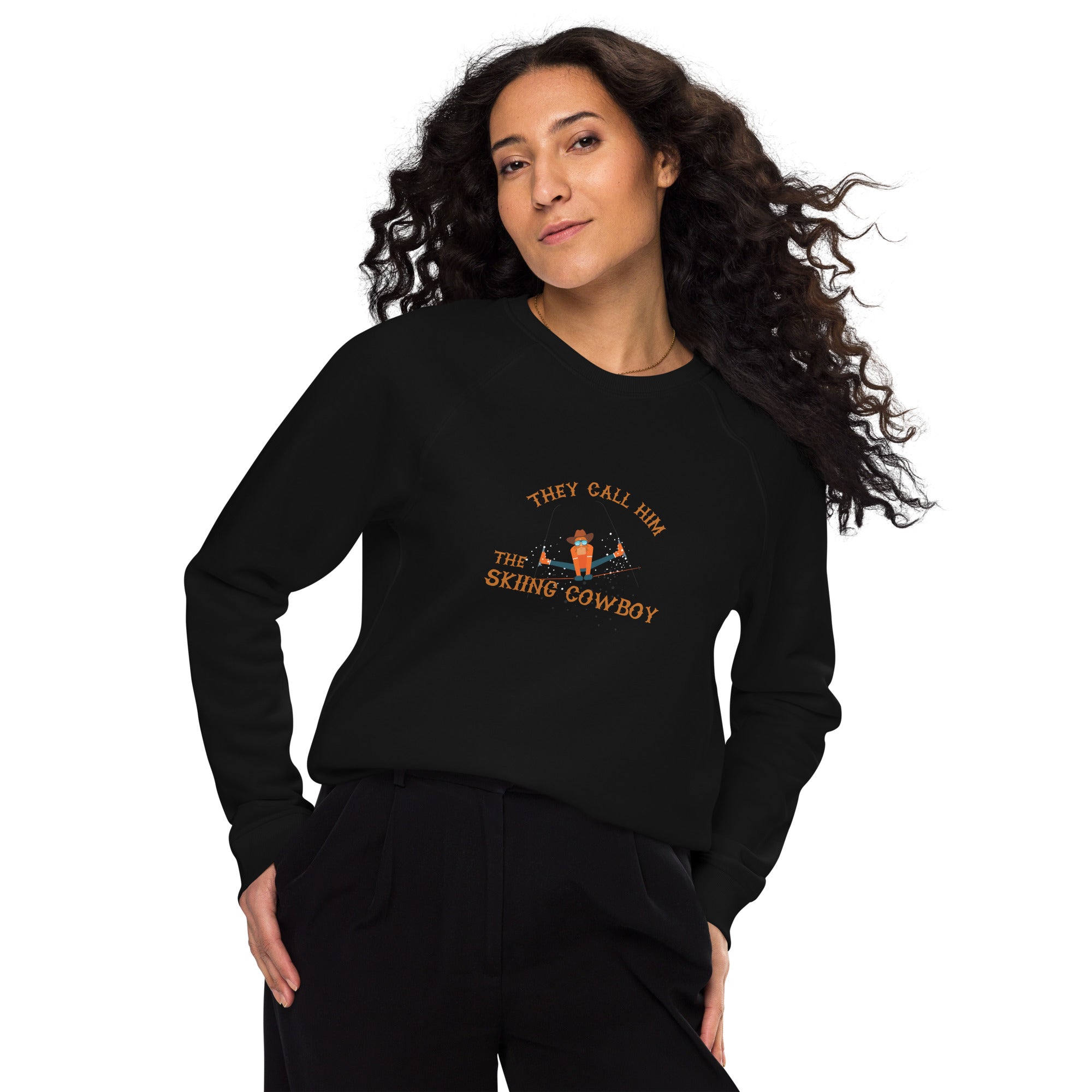 Sweatshirt écologique raglan unisexe Hot Dogger