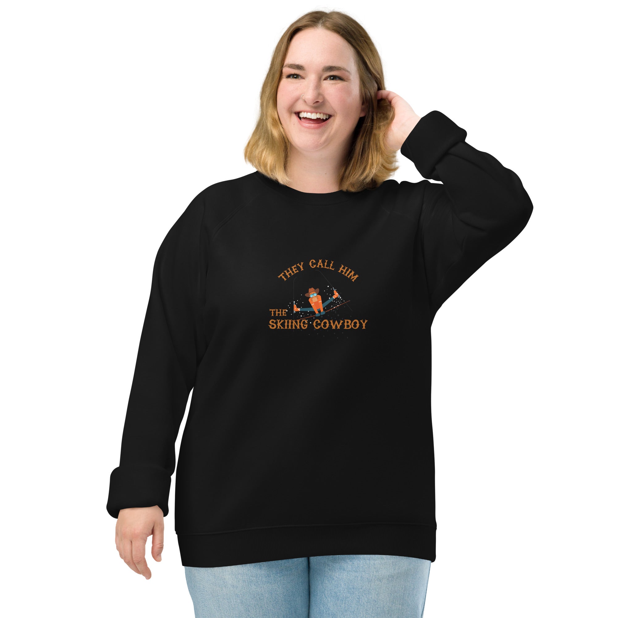 Sweatshirt écologique raglan unisexe Hot Dogger