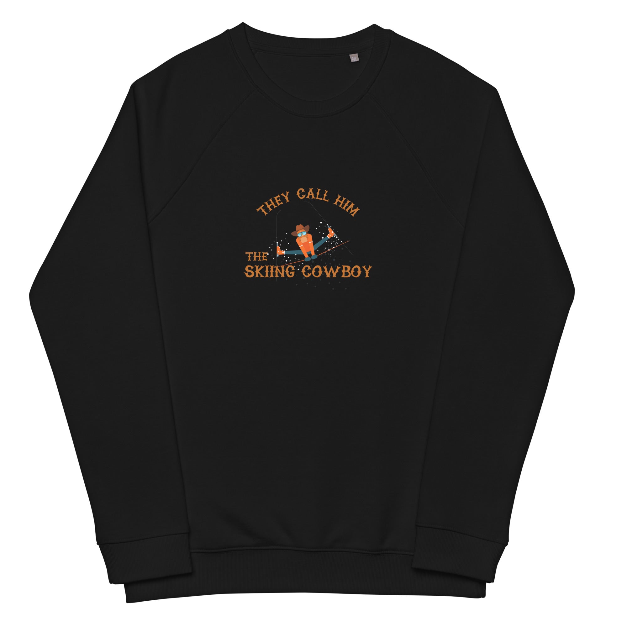 Unisex organic raglan sweatshirt Hot Dogger