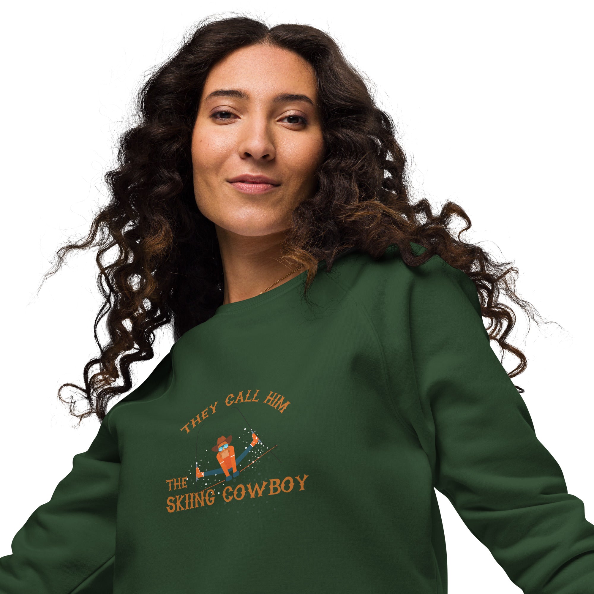 Unisex organic raglan sweatshirt Hot Dogger