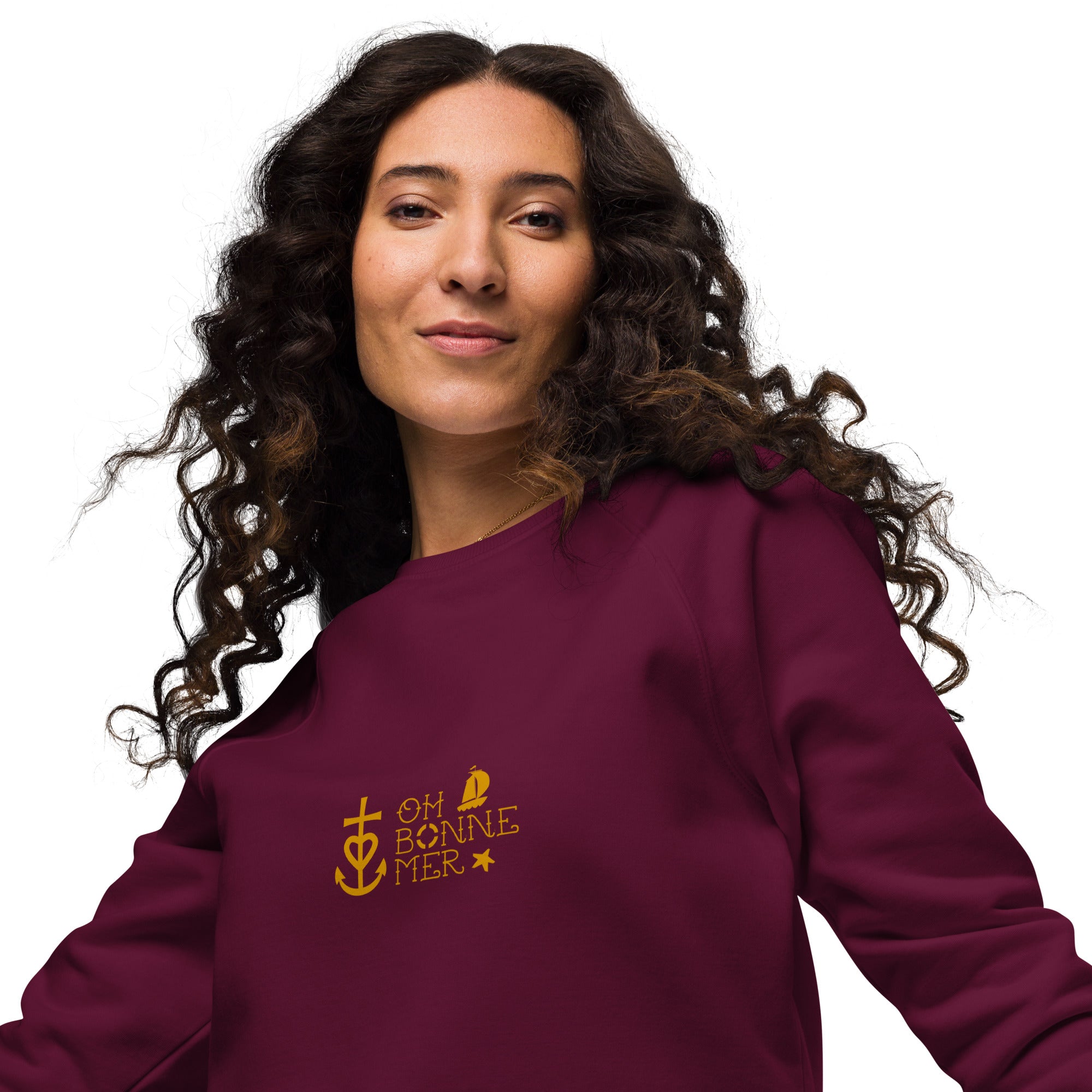 Sweatshirt écologique raglan unisexe Oh Bonne Mer 2