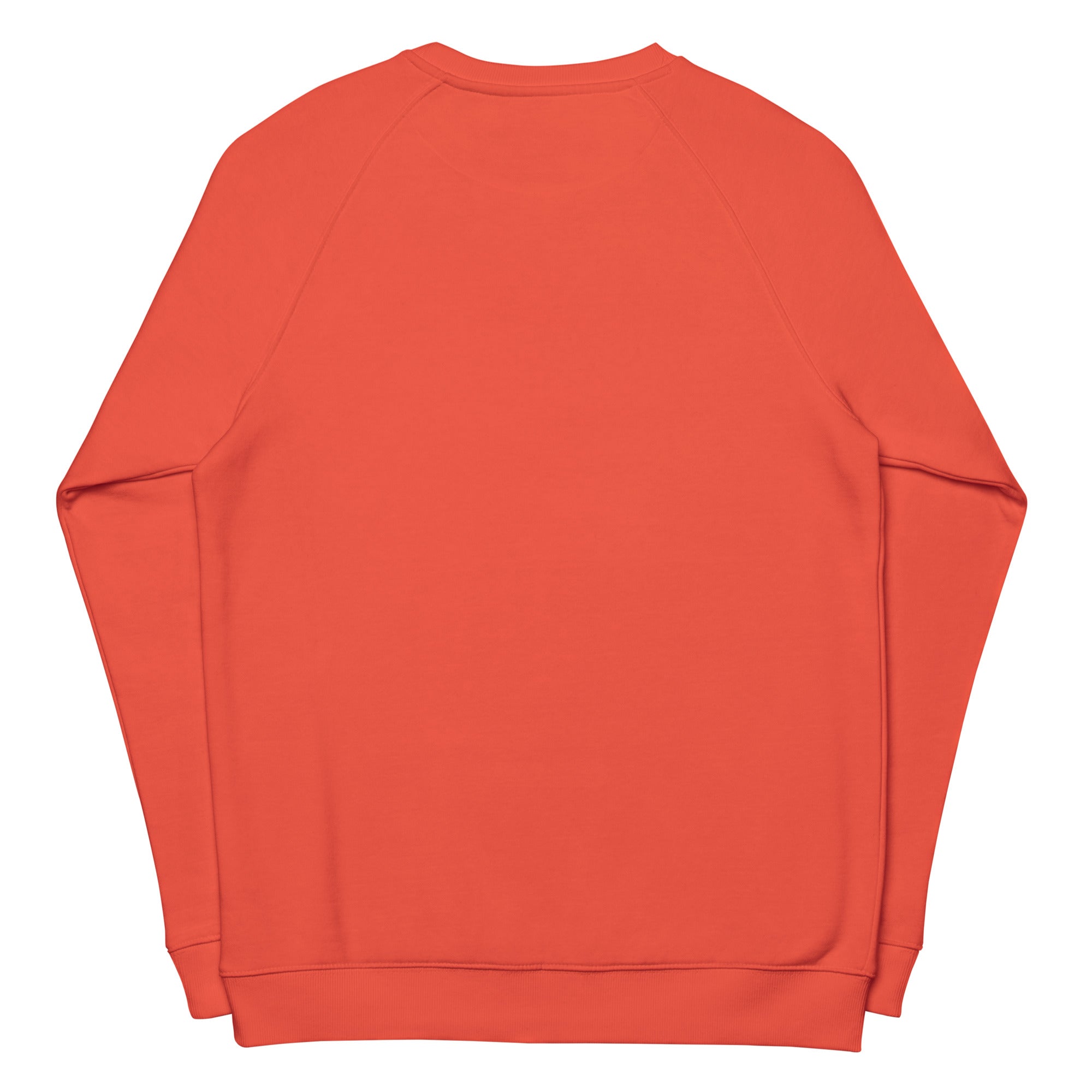 Unisex organic raglan sweatshirt Gondolas in the mist