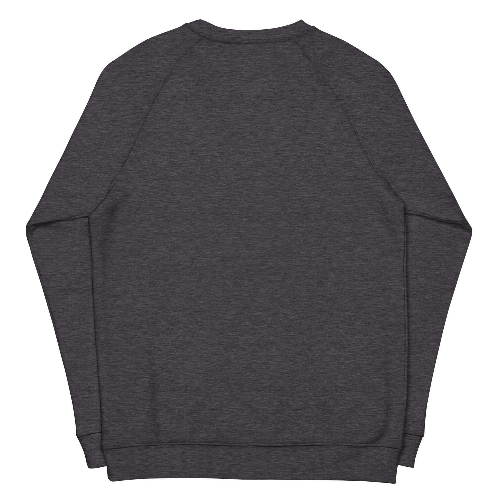 Unisex organic raglan sweatshirt Gondolas in the mist