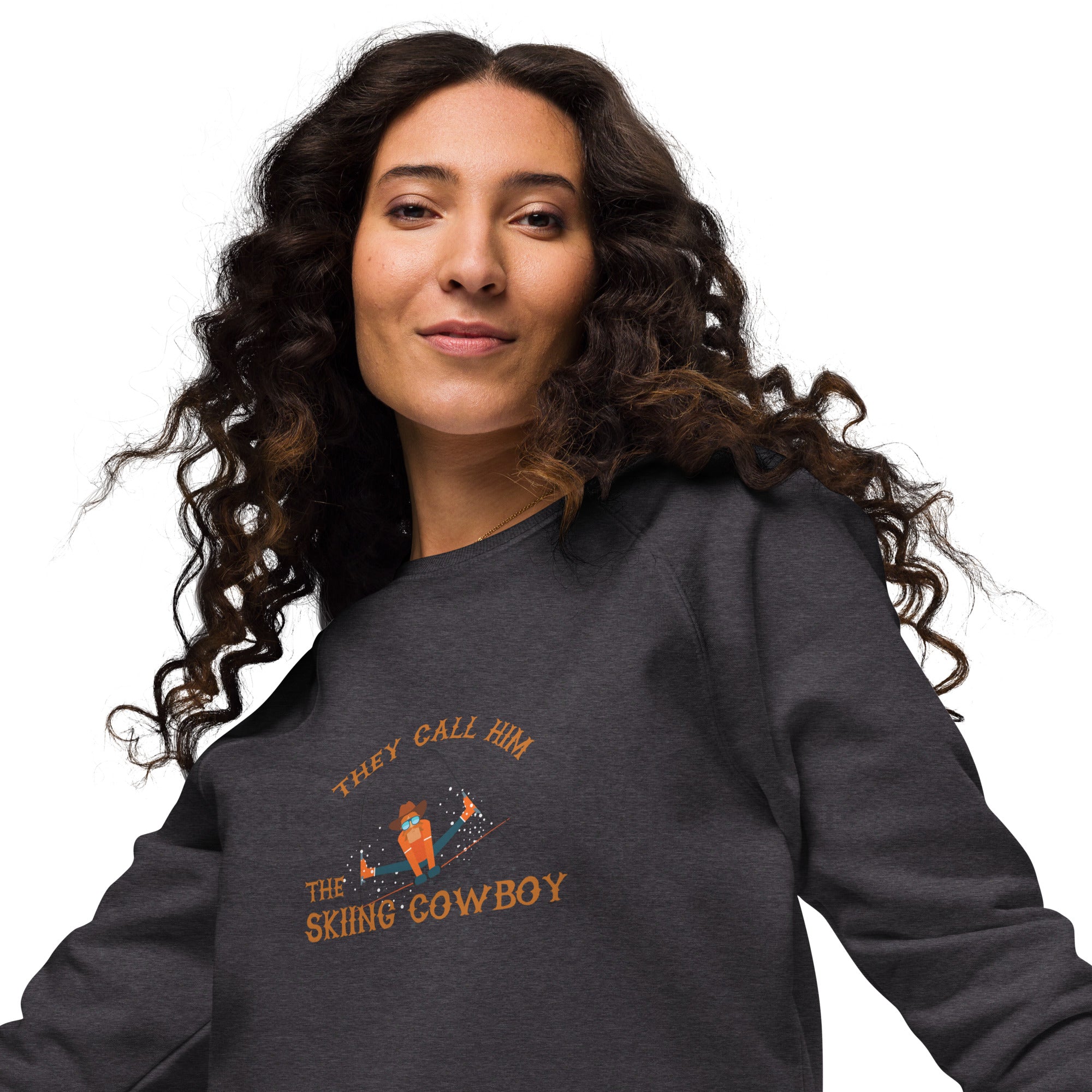 Unisex organic raglan sweatshirt Hot Dogger