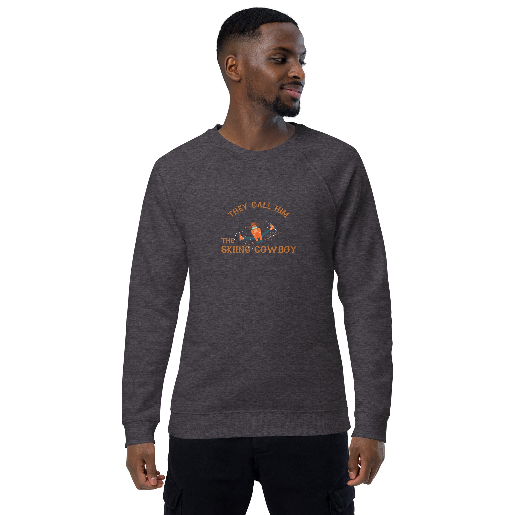 Unisex organic raglan sweatshirt Hot Dogger