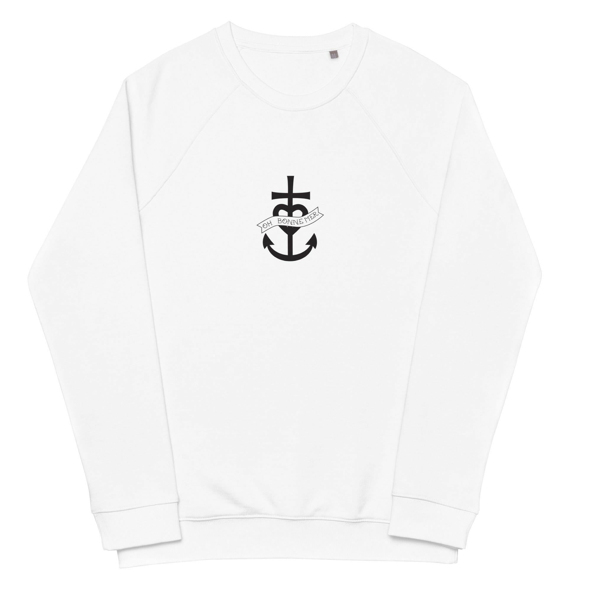 Unisex organic raglan sweatshirt Oh Bonne Mer 1